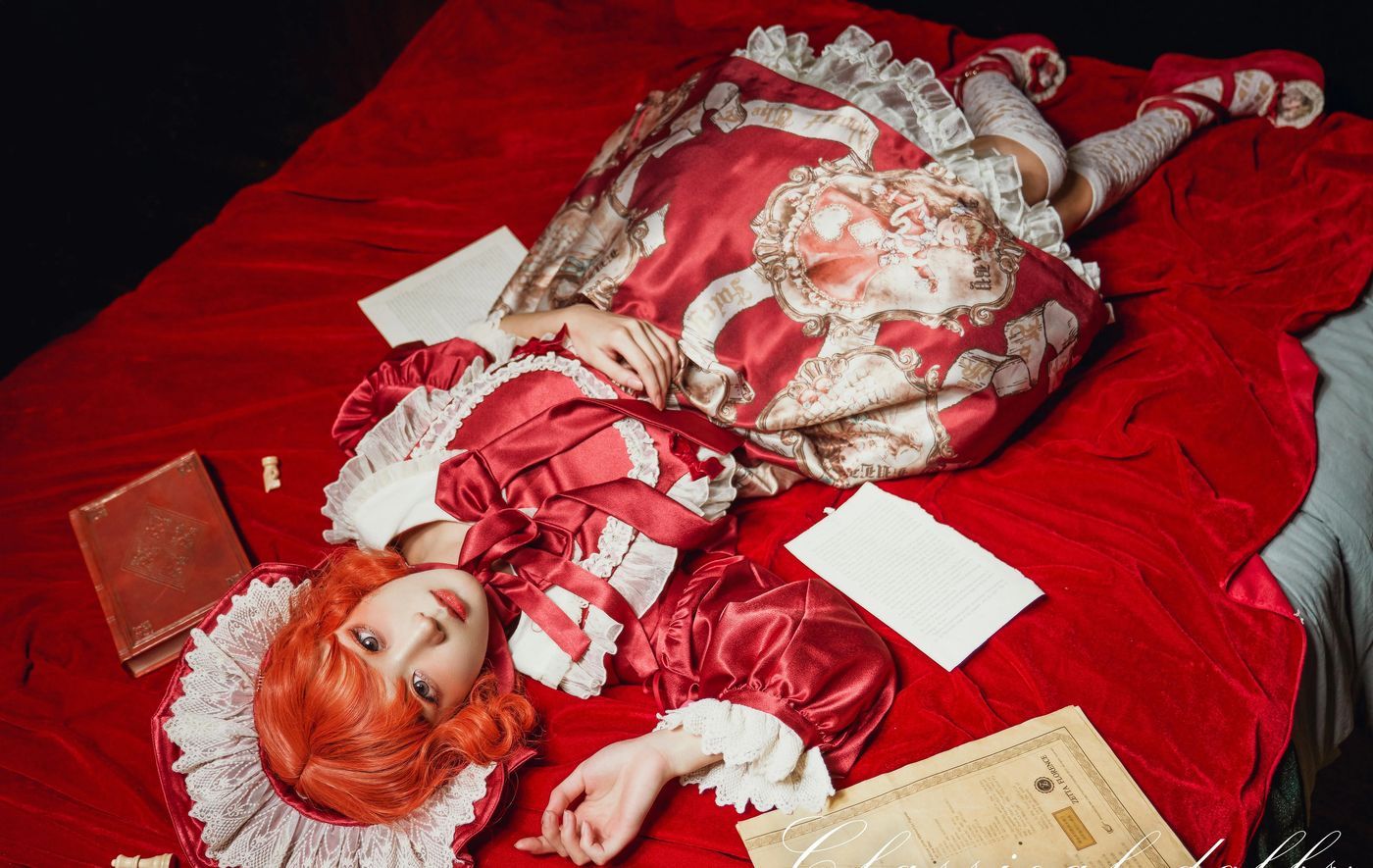 阿包也是兔娘 – NO.03 lolita红裙2 [28P]插图6