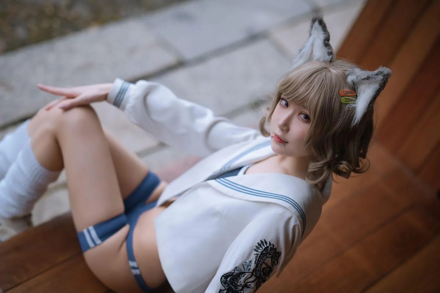 阿包也是兔娘 – NO.19 X型体操服 [30P]插图1