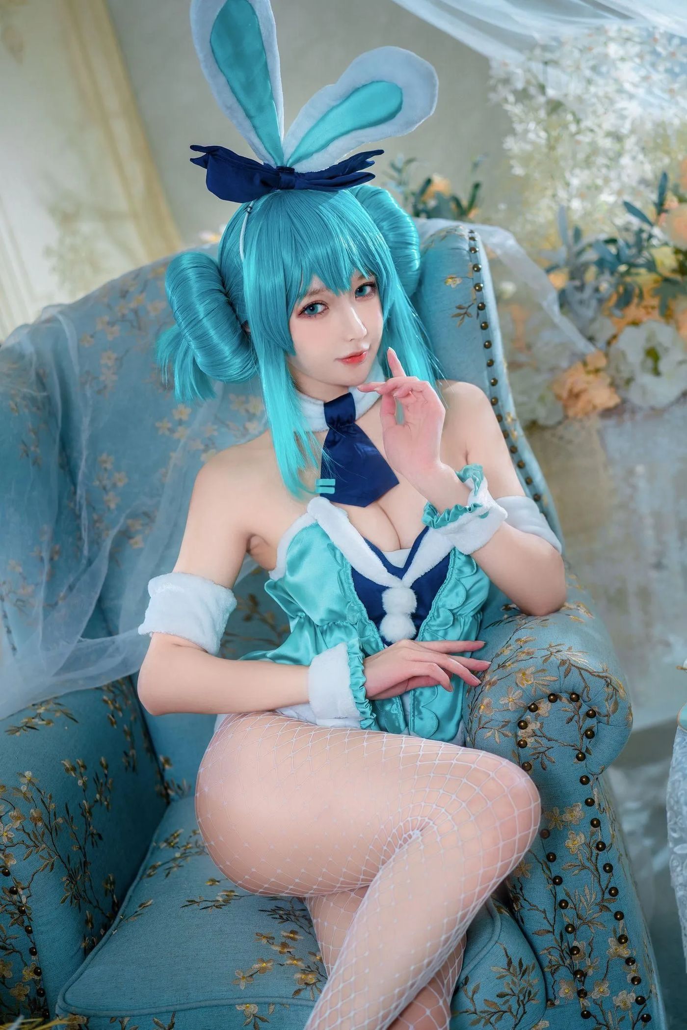 阿包也是兔娘 – NO.30 白兔miku [28P]插图1