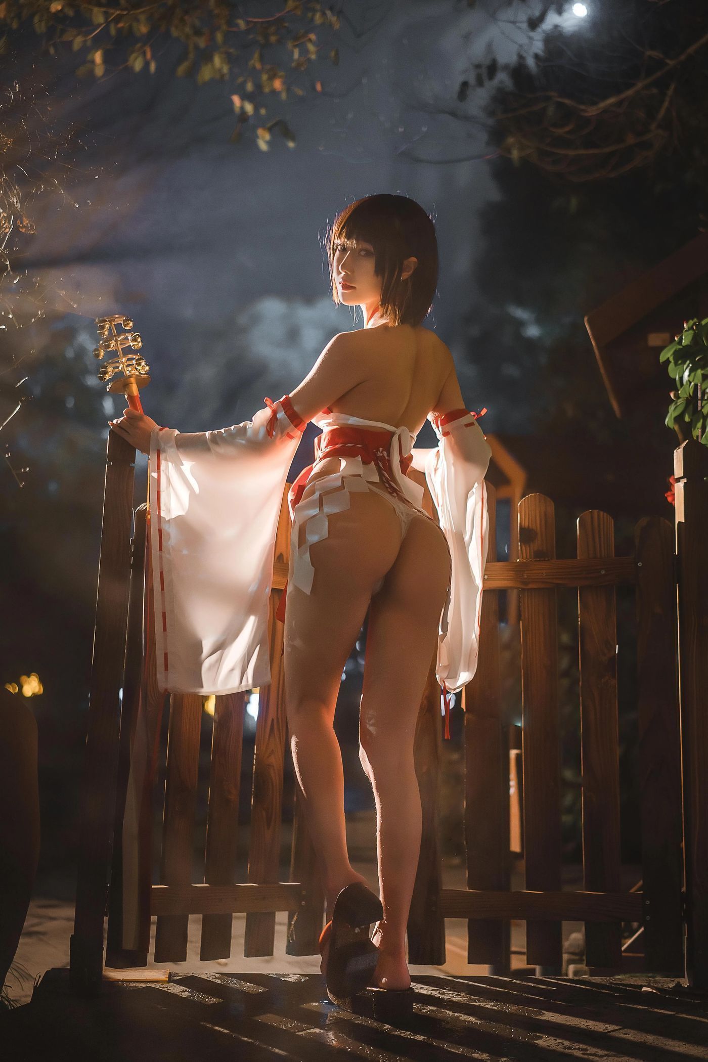 阿包也是兔娘 – NO.36 温泉巫女 [24P]插图9