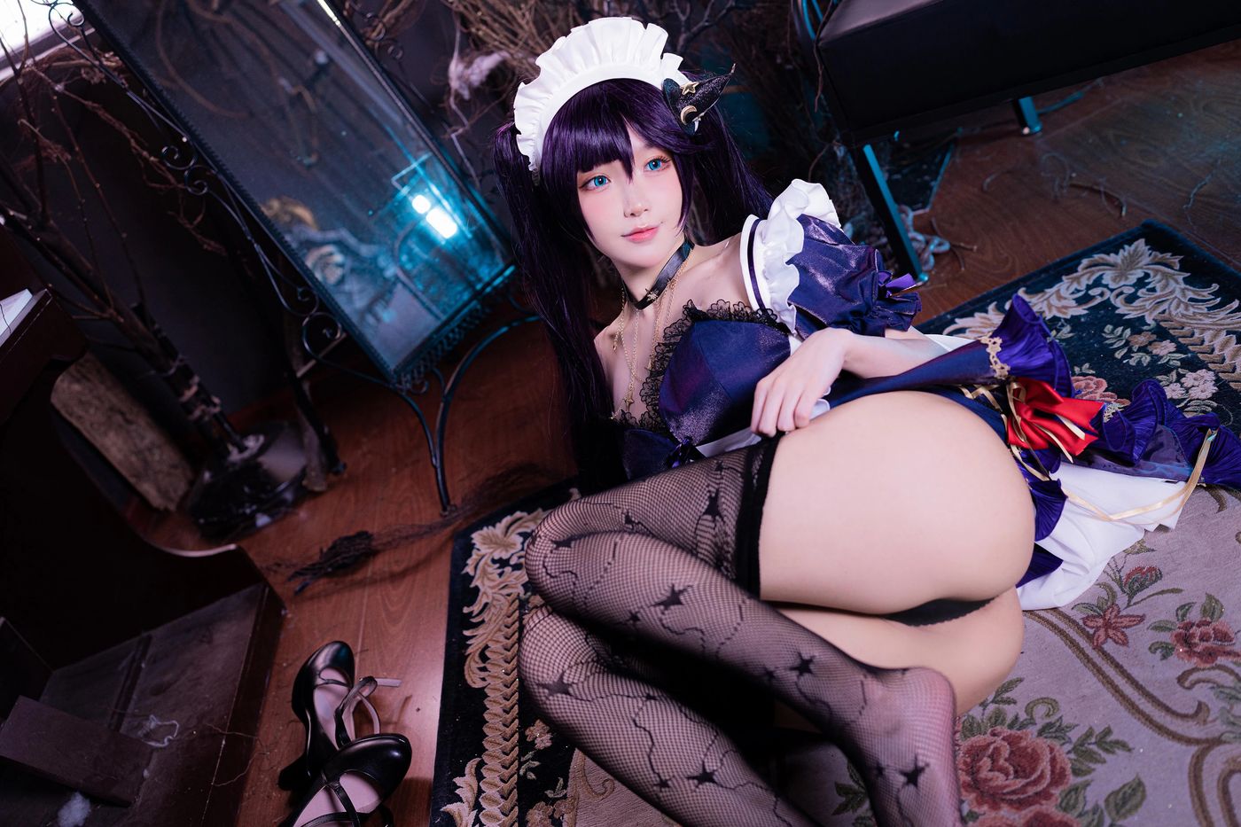 阿包也是兔娘 – NO.41 莫娜女仆 [36P]插图1