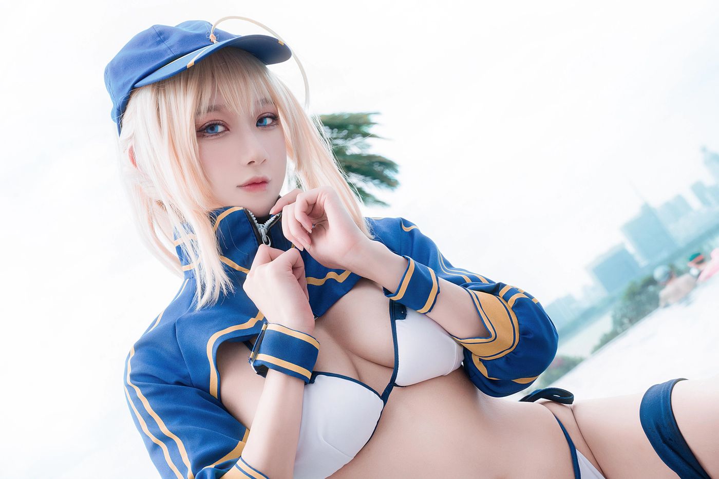 阿包也是兔娘 – NO.45 冲田总司泳装 [26P]插图5