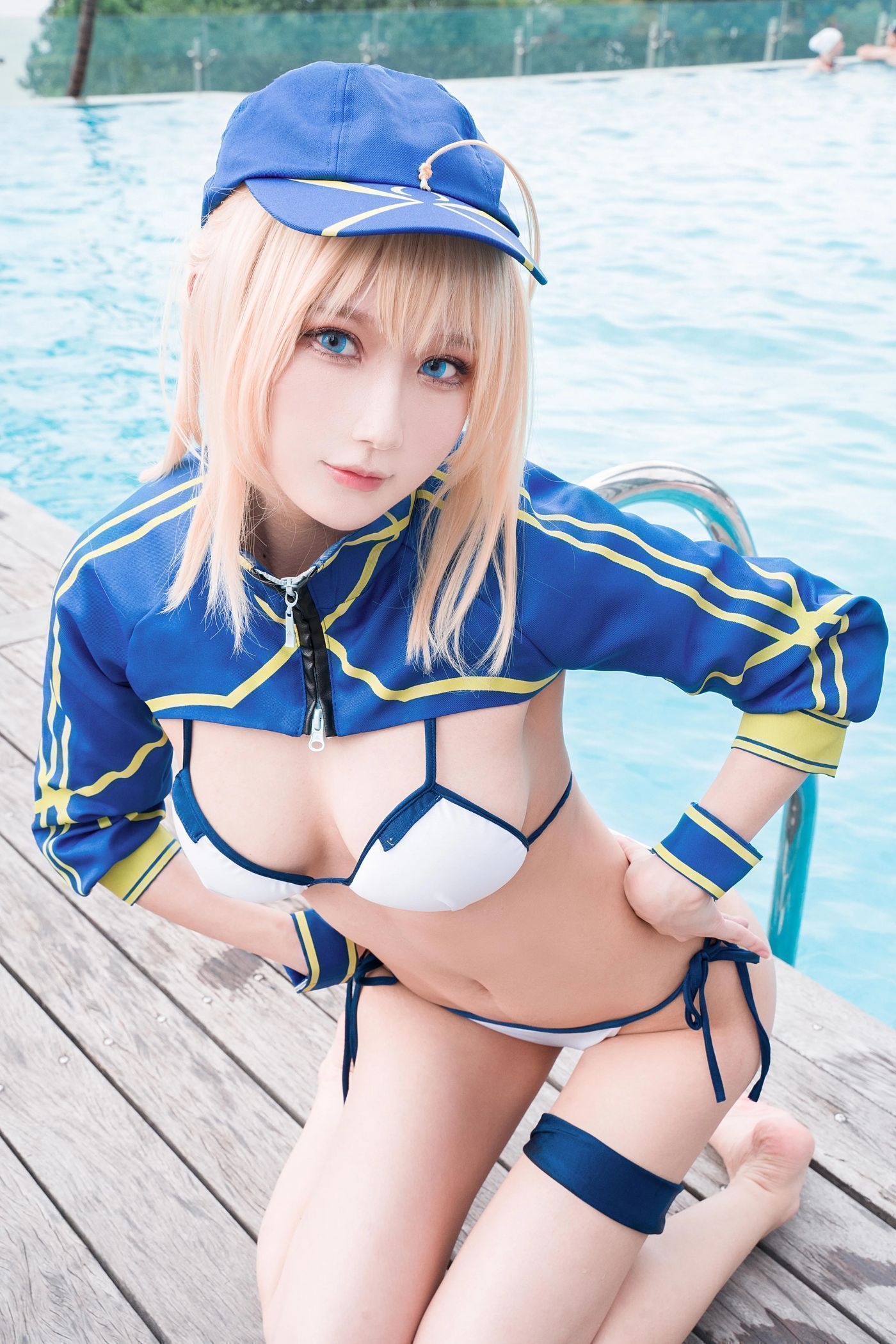 阿包也是兔娘 – NO.45 冲田总司泳装 [26P]插图7