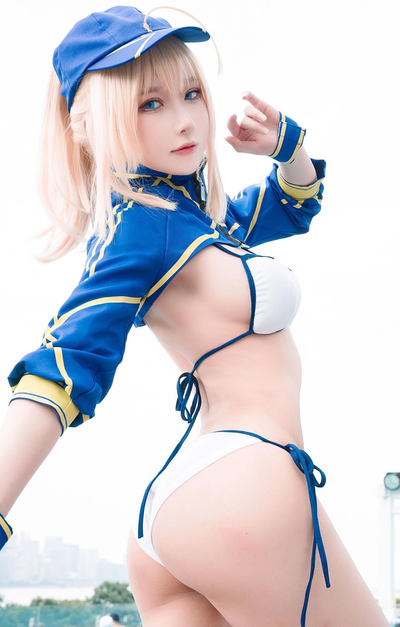 阿包也是兔娘 – NO.45 冲田总司泳装 [26P]插图9