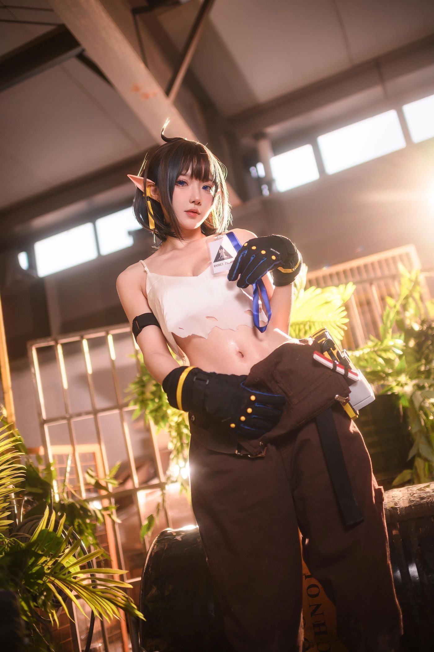 阿包也是兔娘 – NO.51 06月舰长《明日方舟 森蚺》 [33P]插图2