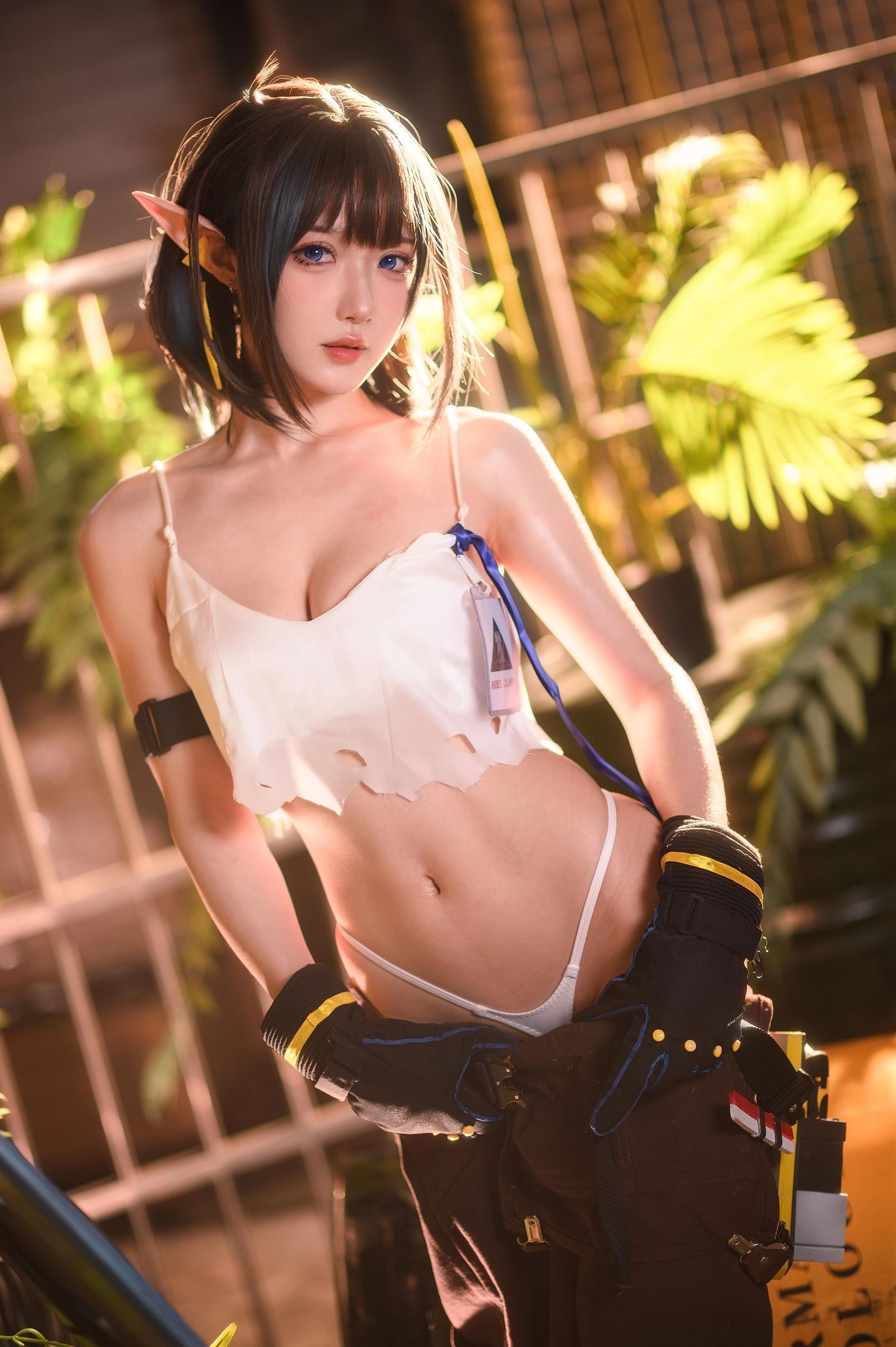 阿包也是兔娘 – NO.51 06月舰长《明日方舟 森蚺》 [33P]插图4