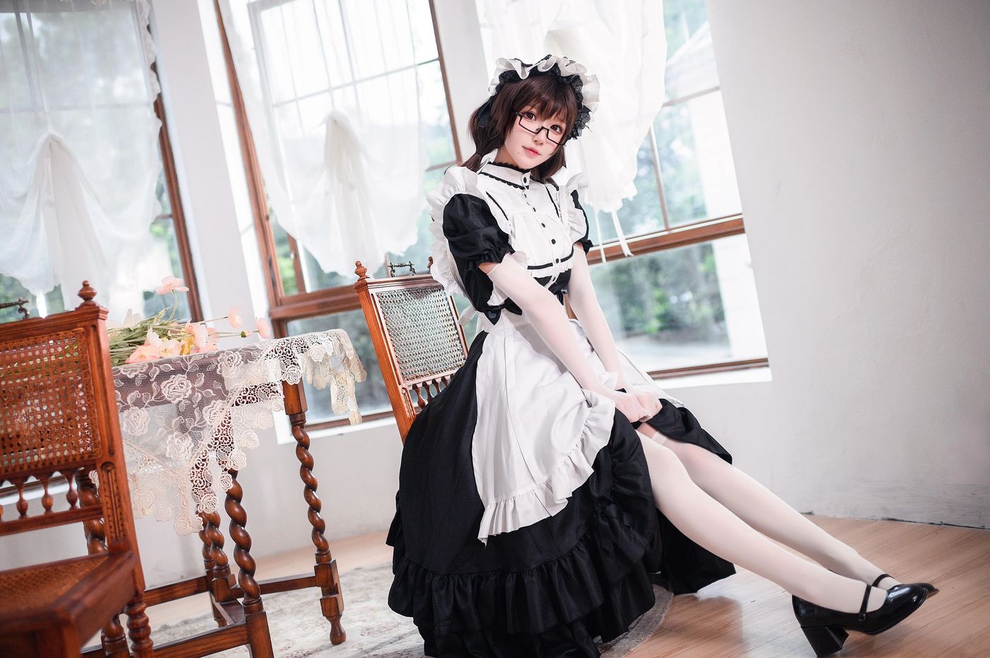 阿包也是兔娘 – NO.56 传统长裙女仆 [47P]插图6
