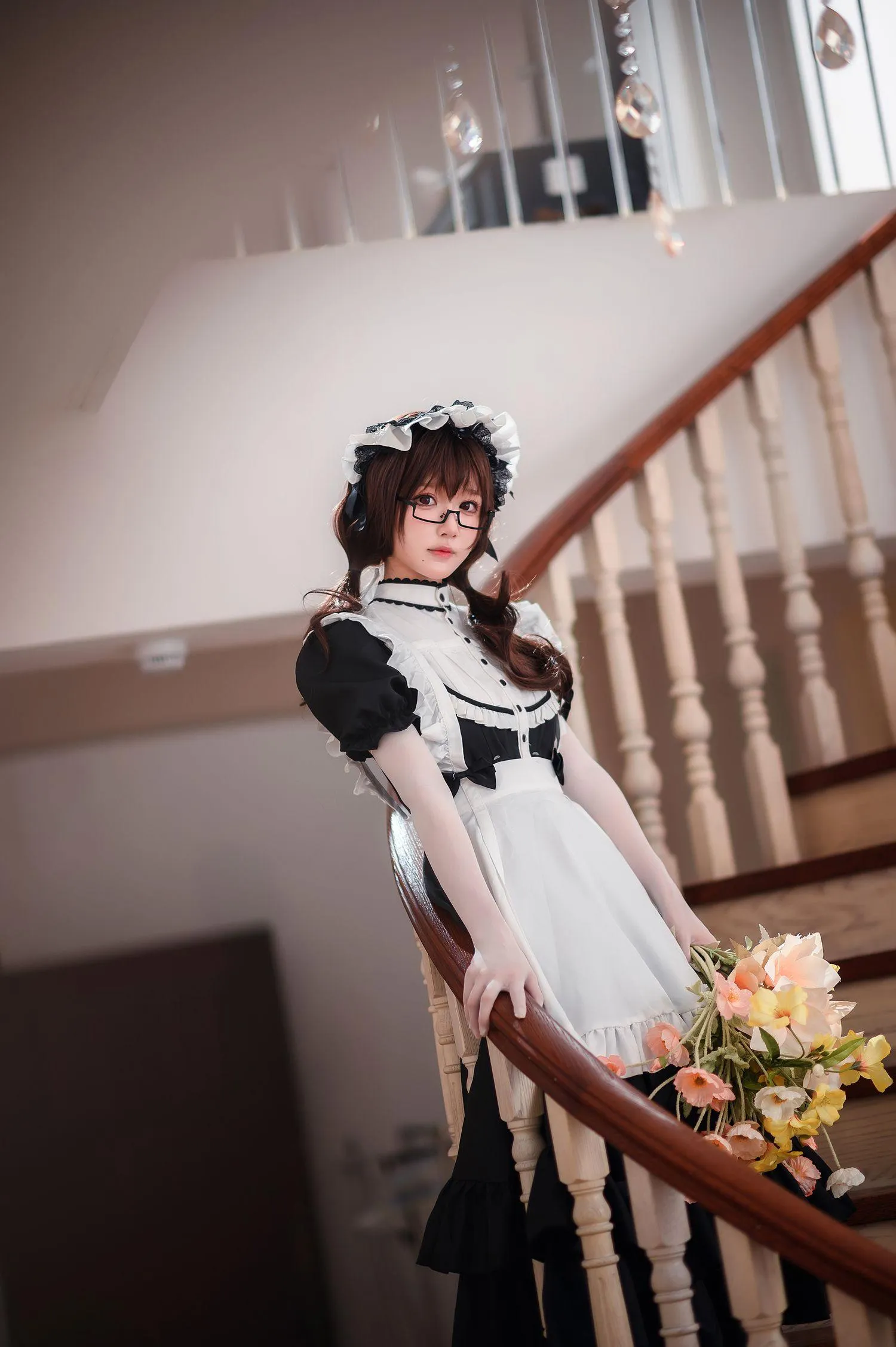 阿包也是兔娘 – NO.56 传统长裙女仆 [47P]插图7