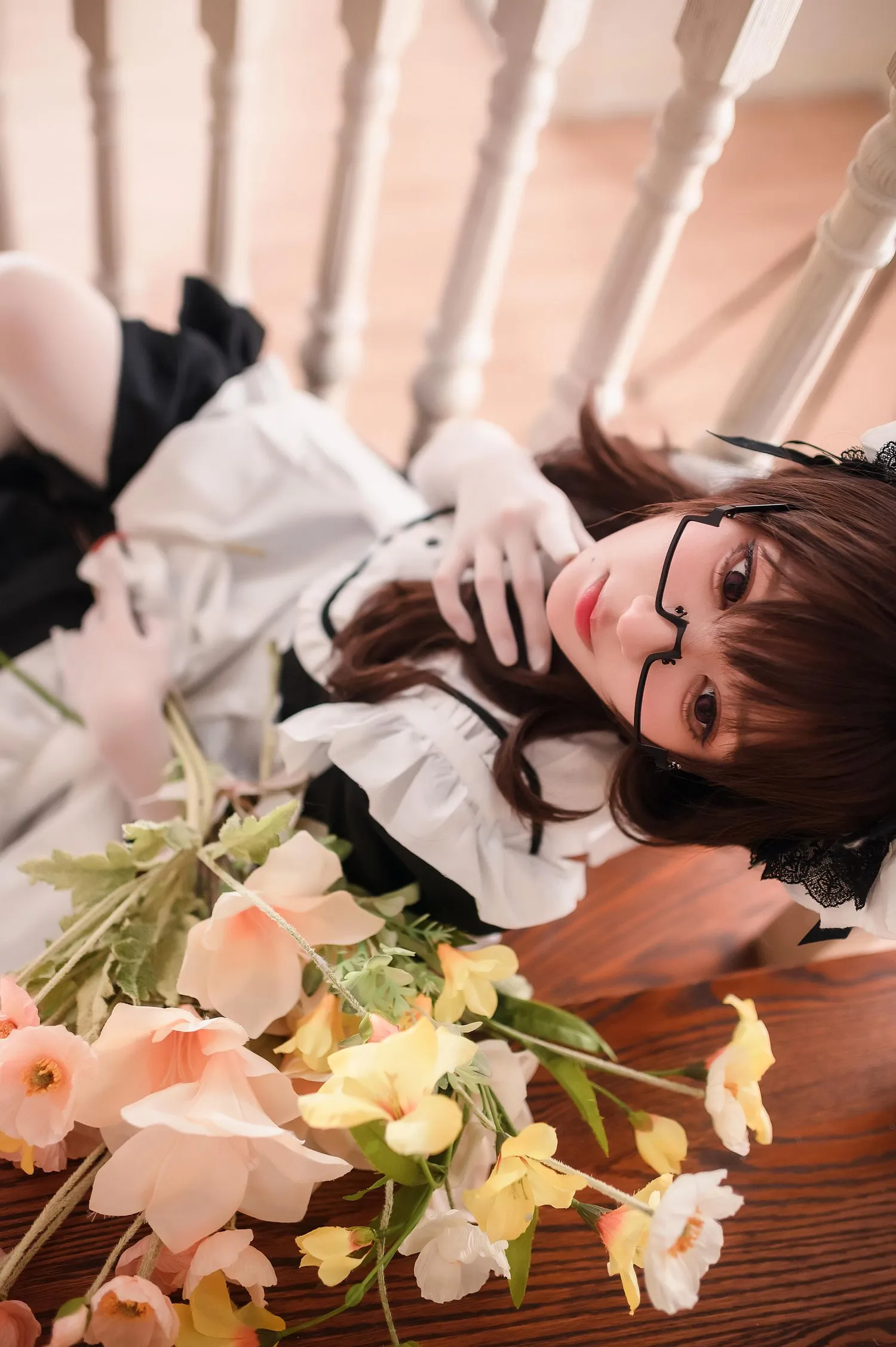 阿包也是兔娘 – NO.56 传统长裙女仆 [47P]插图