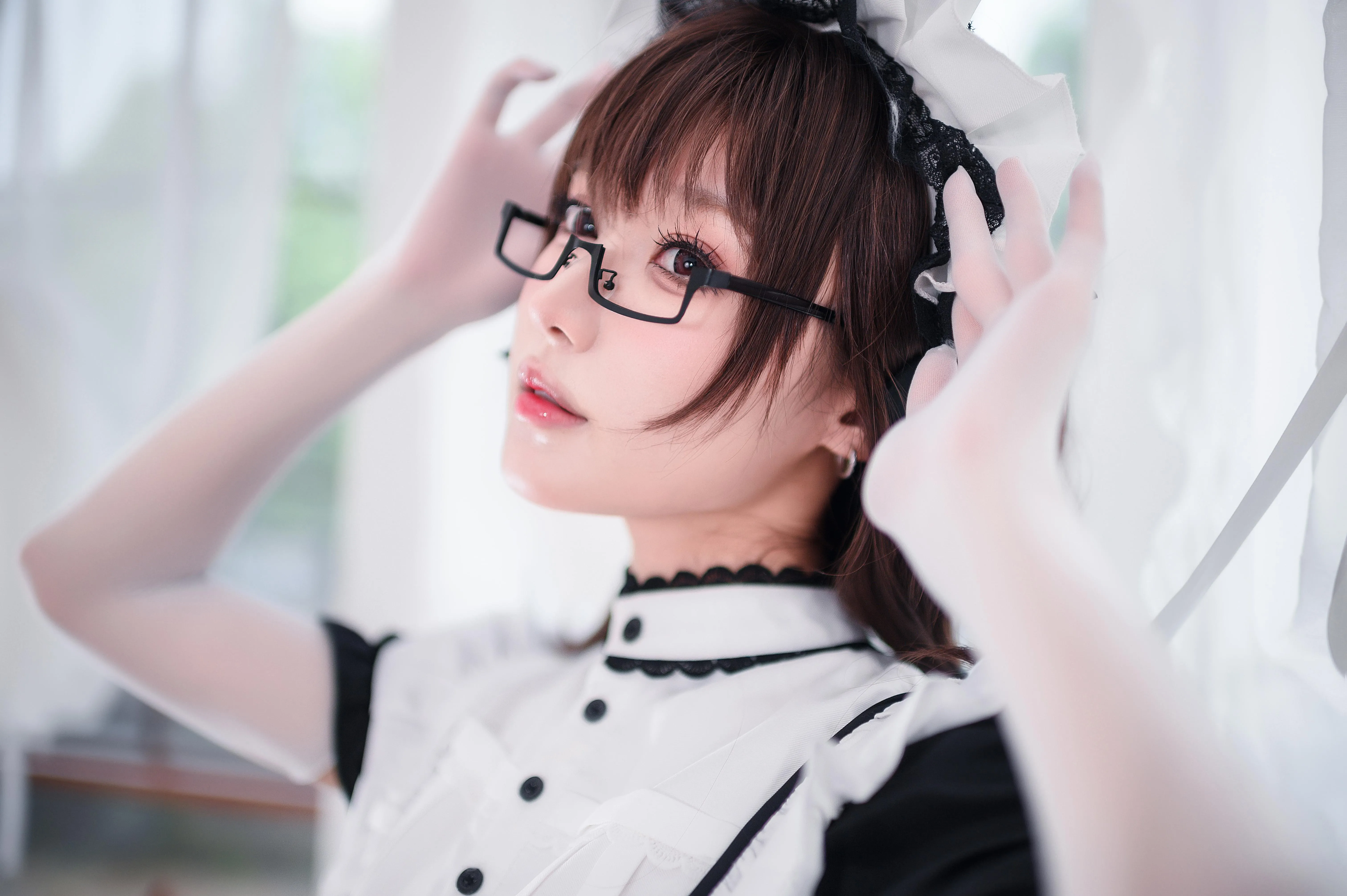 阿包也是兔娘 – NO.56 传统长裙女仆 [47P]插图7
