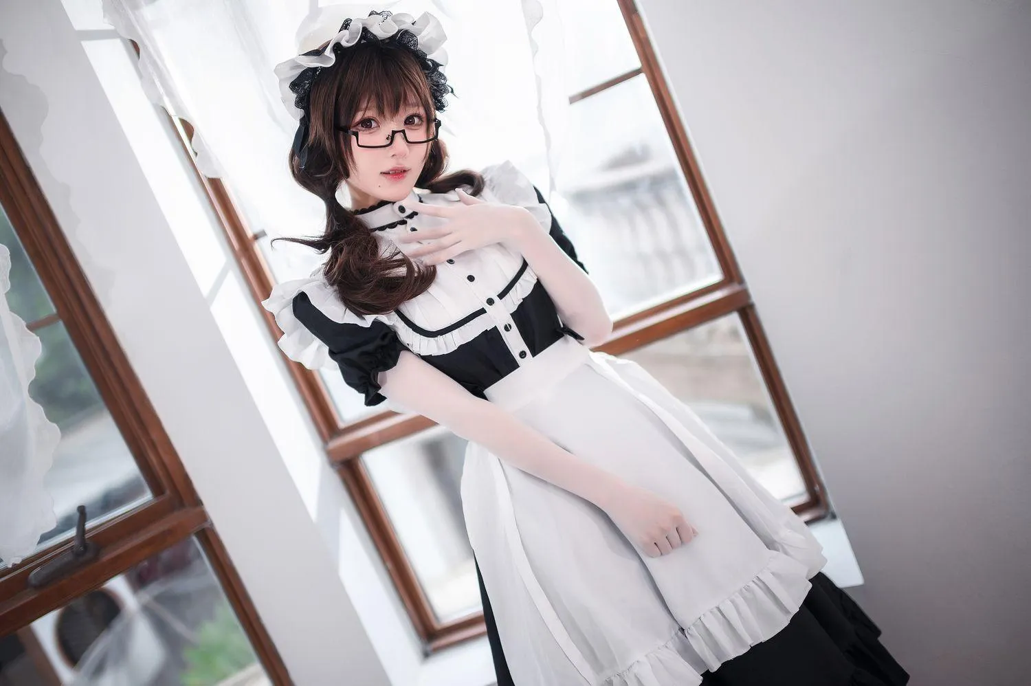 阿包也是兔娘 – NO.56 传统长裙女仆 [47P]插图