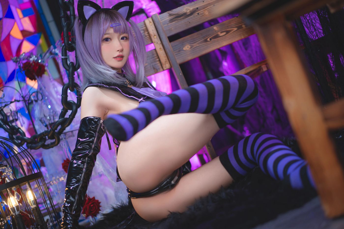阿包也是兔娘 – NO.68 黑猫猫 [44P]插图7