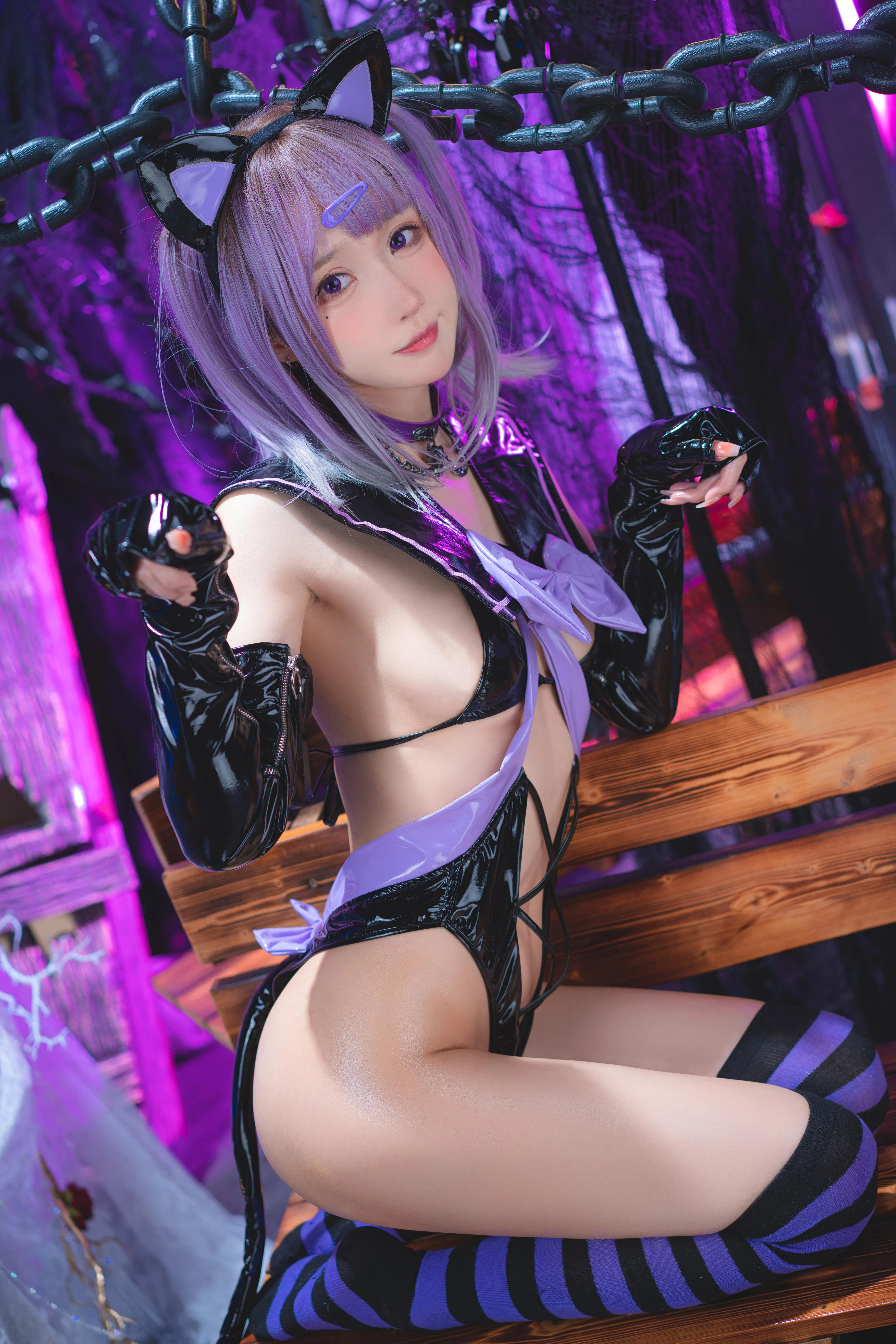 阿包也是兔娘 – NO.68 黑猫猫 [44P]插图2