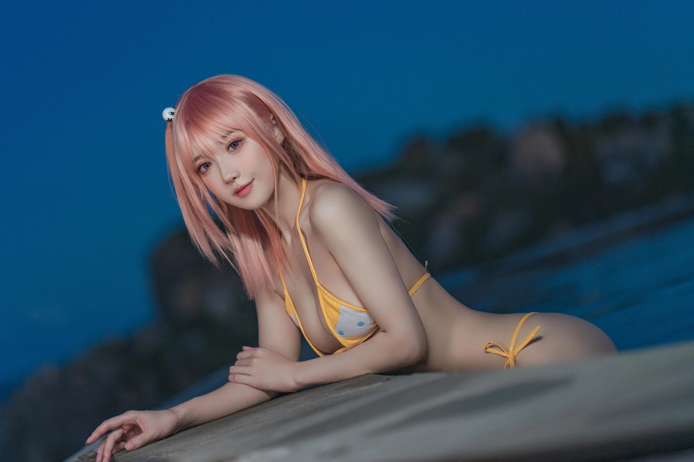 阿包也是兔娘 – NO.73 生或死联动 碧蓝航线 穗香泳装 [30P]插图8