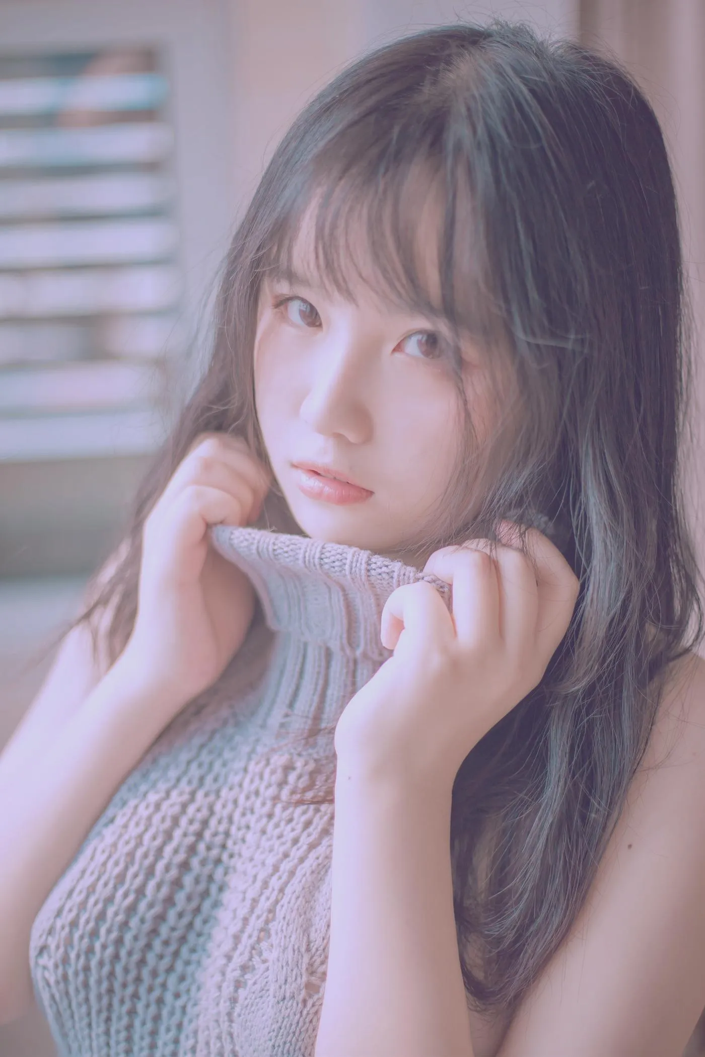 阿半今天很开心 – NO.01 露背毛衣 [28P]插图8