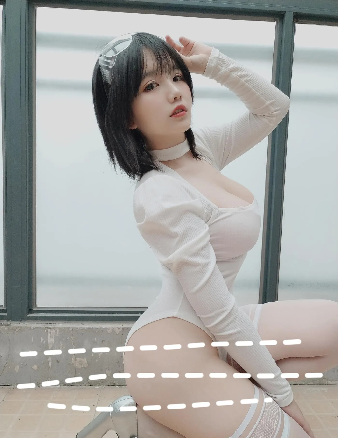 阿半今天很开心 – NO.05 白色肉感 [9P]插图8