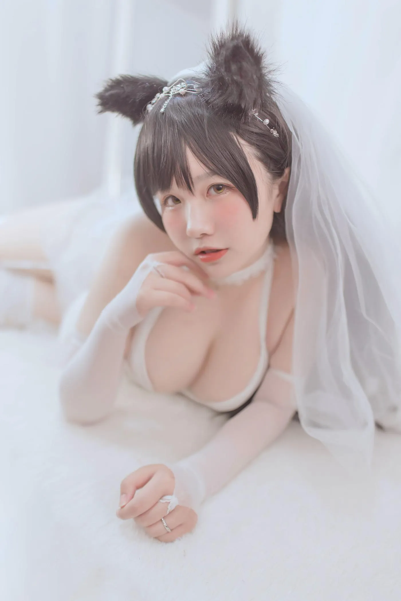 阿半今天很开心 – NO.14 爱宕婚纱 [36P]插图9