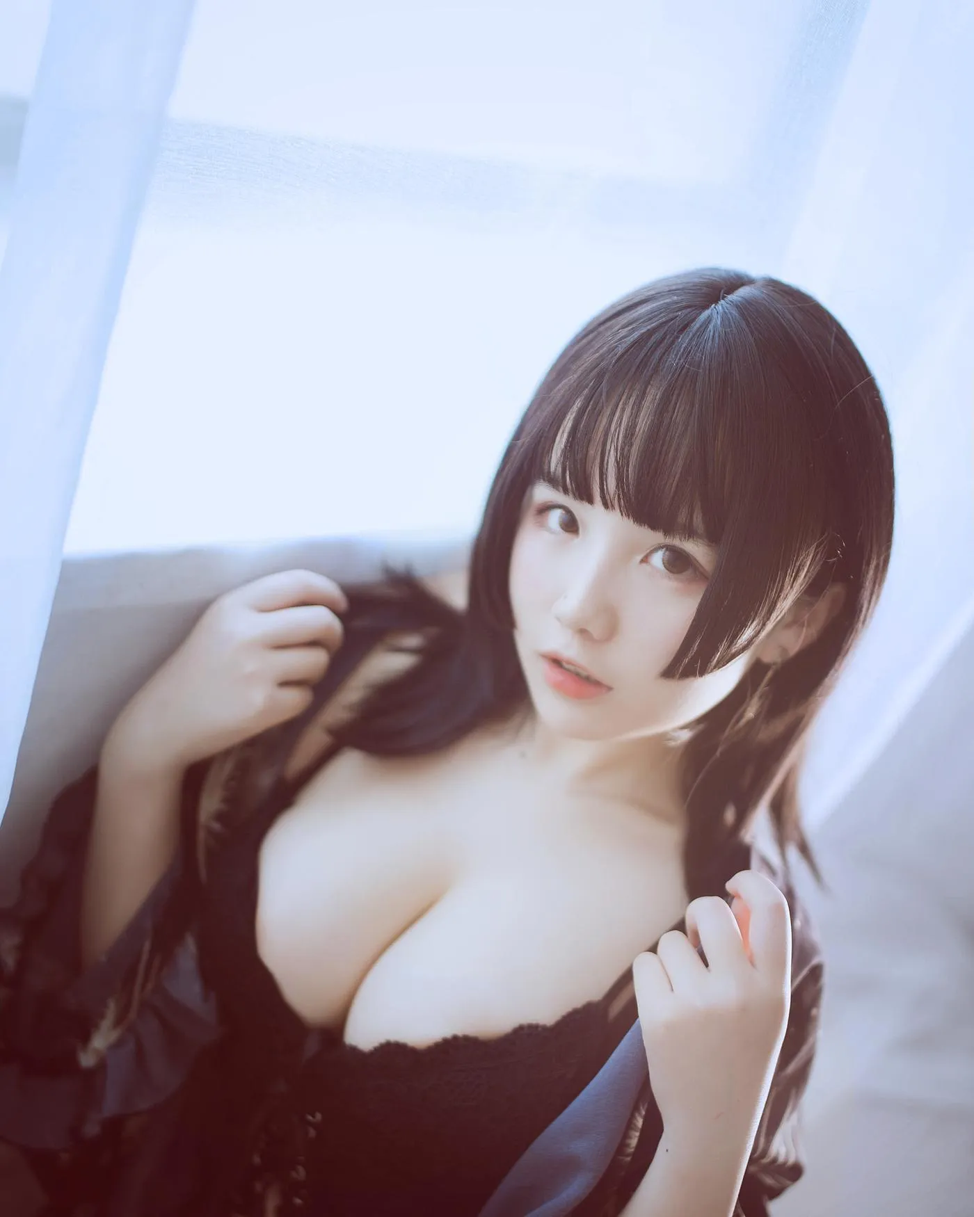 阿半今天很开心 – NO.16 黑色吊带 [23P]插图5