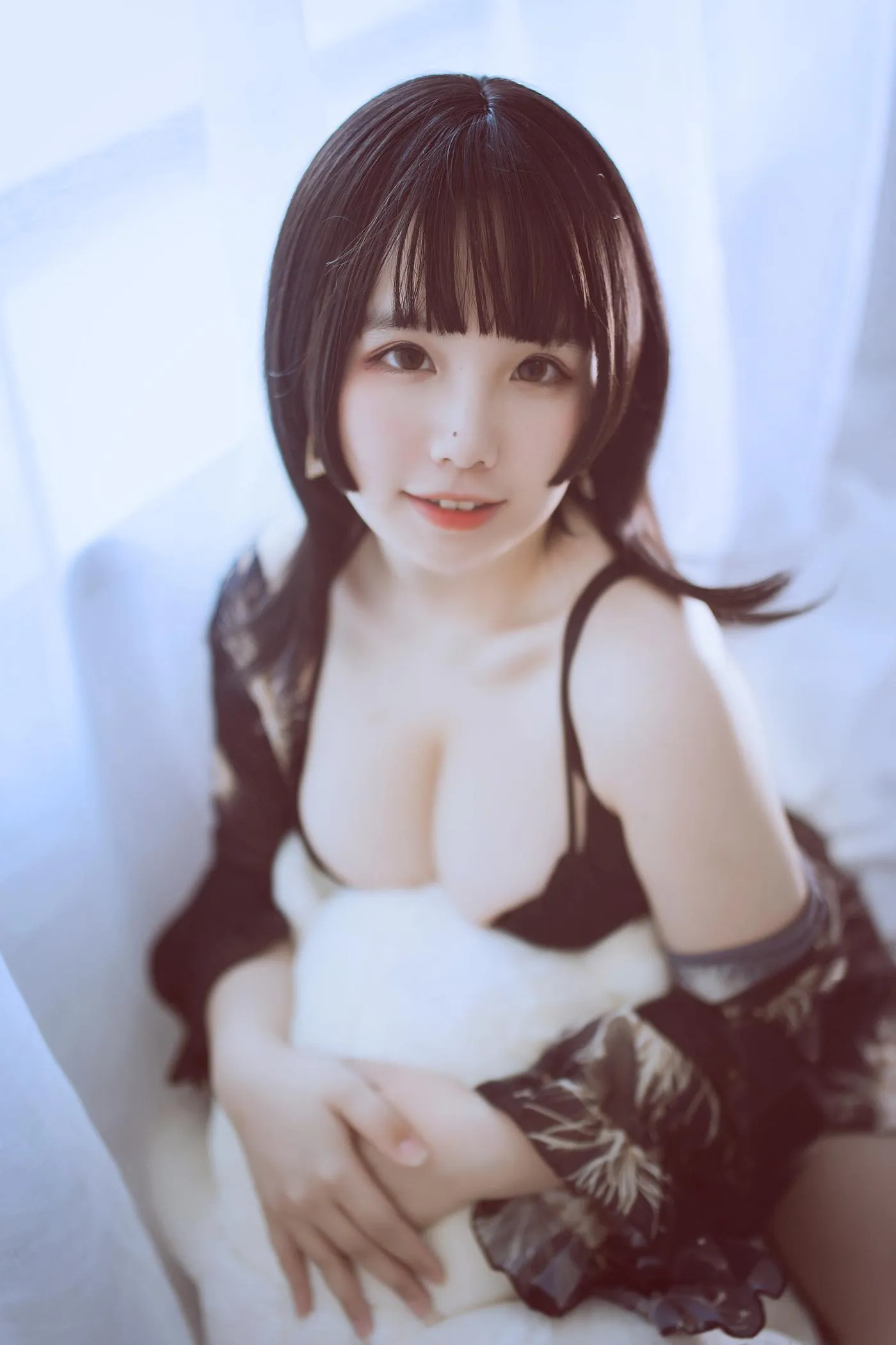 阿半今天很开心 – NO.16 黑色吊带 [23P]插图8