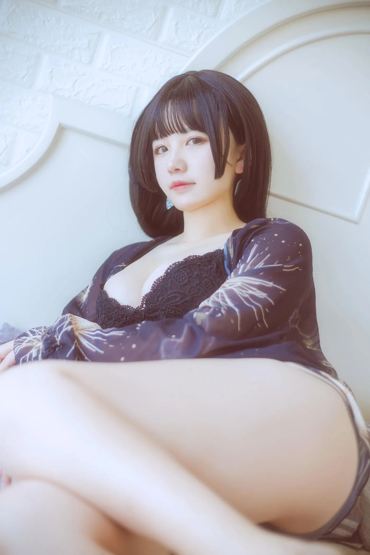 阿半今天很开心 – NO.16 黑色吊带 [23P]插图1