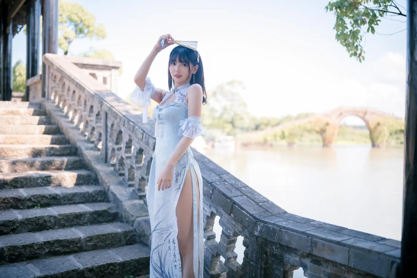 陆卿卿 – NO.09 蓝色旗袍 [24P]插图2