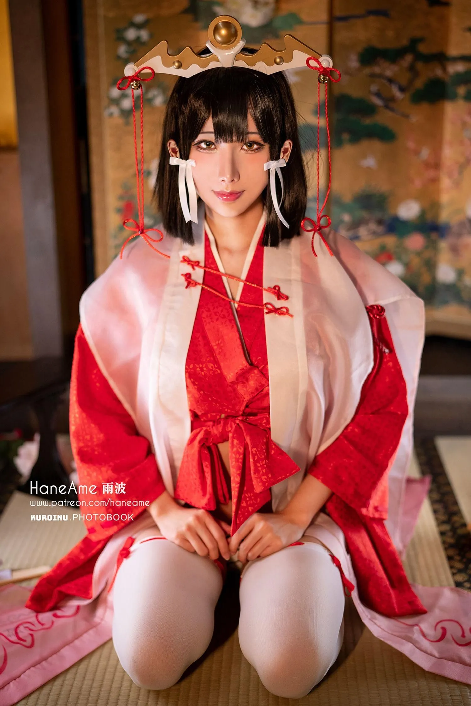 雨波_HaneAme  黑兽 黑精灵 白精灵 巫女 视频-3.WITCH_巫女 [44P]插图2