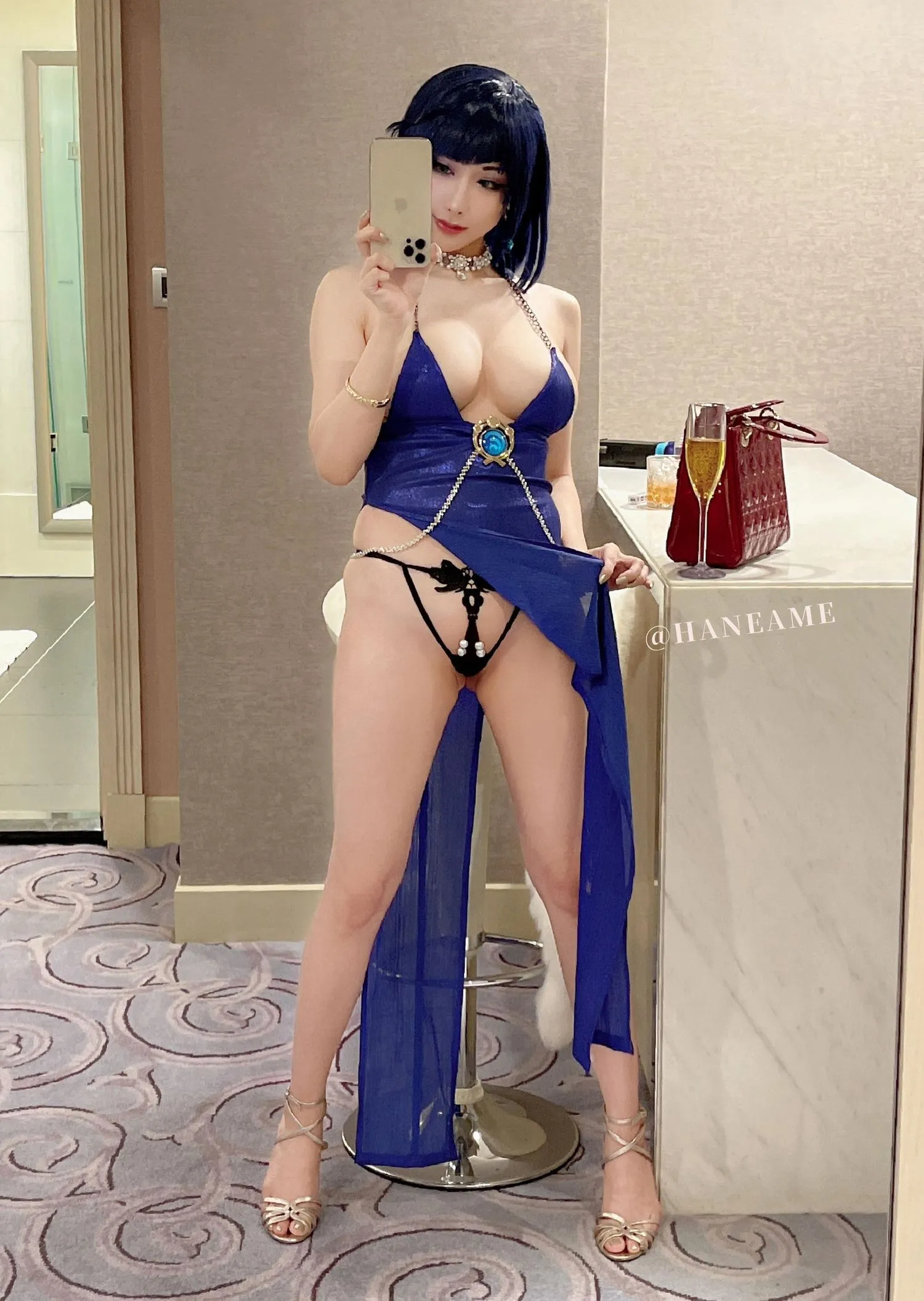 雨波_HaneAme 原神_夜阑 Genshin Impact\’s Yelan 1 [48P]插图9