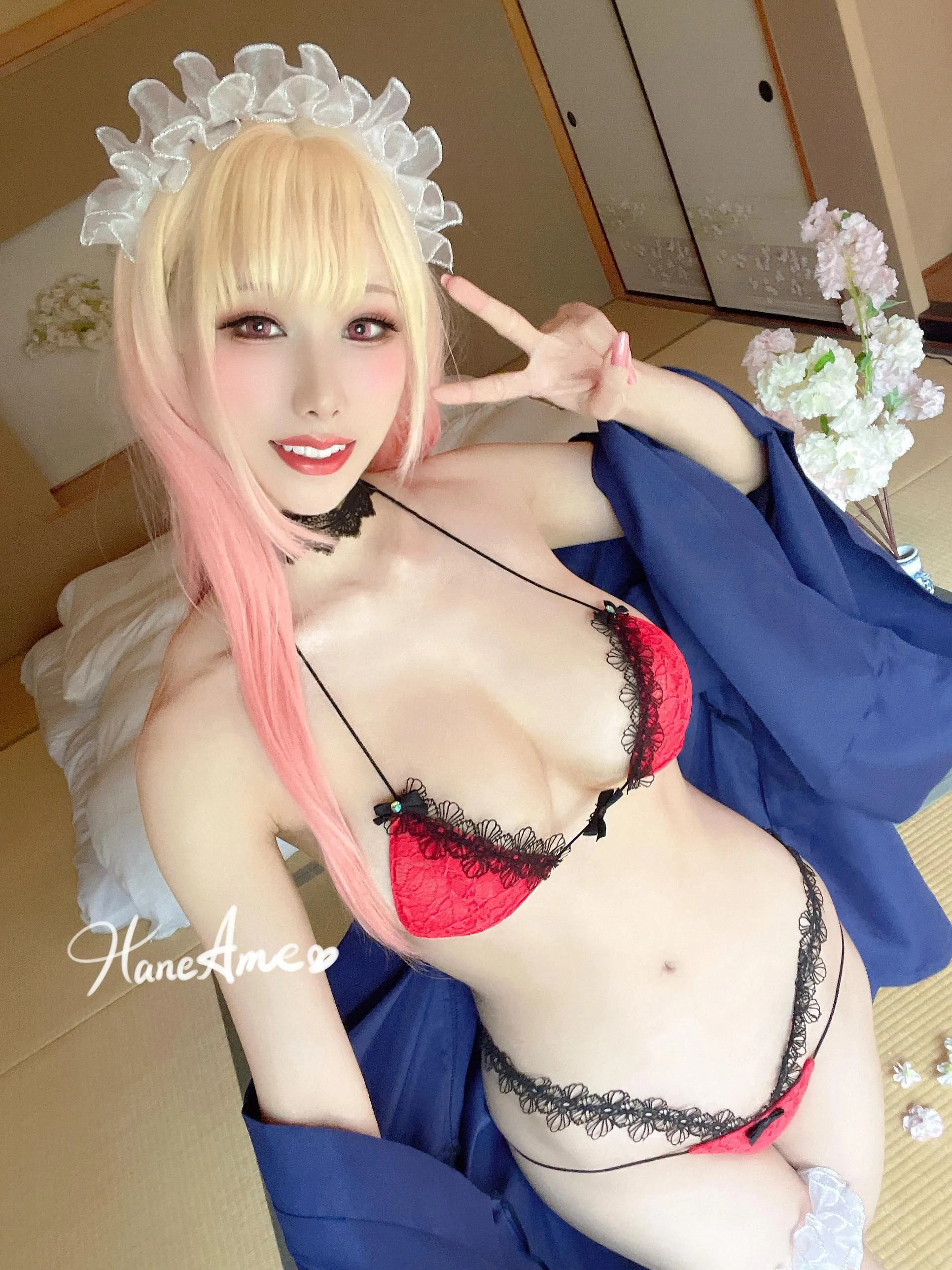 雨波_HaneAme 喜多川海梦写真书-自拍 [85P]插图1