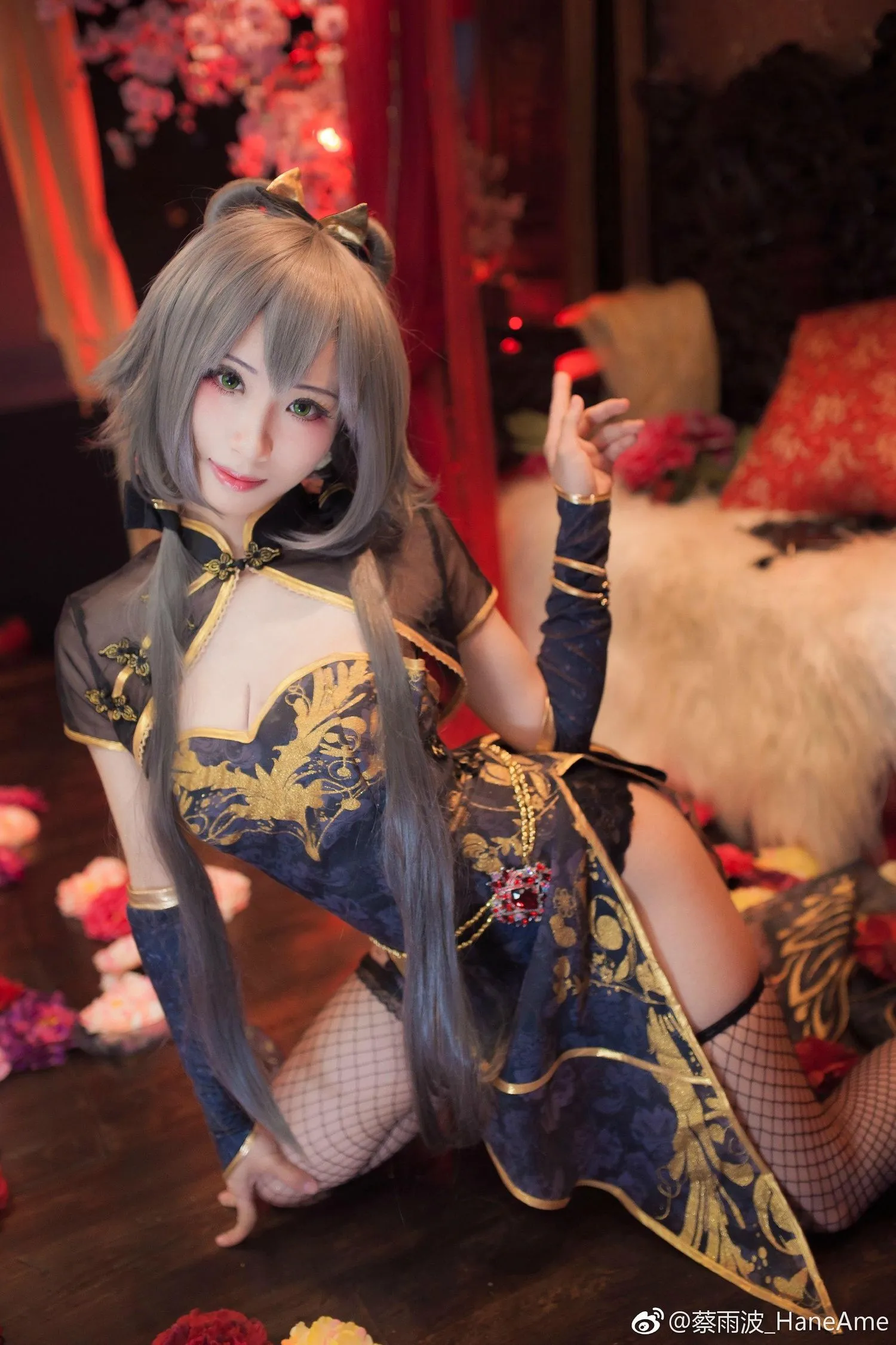 雨波_HaneAme 微博图包-旗袍 [31P]插图9