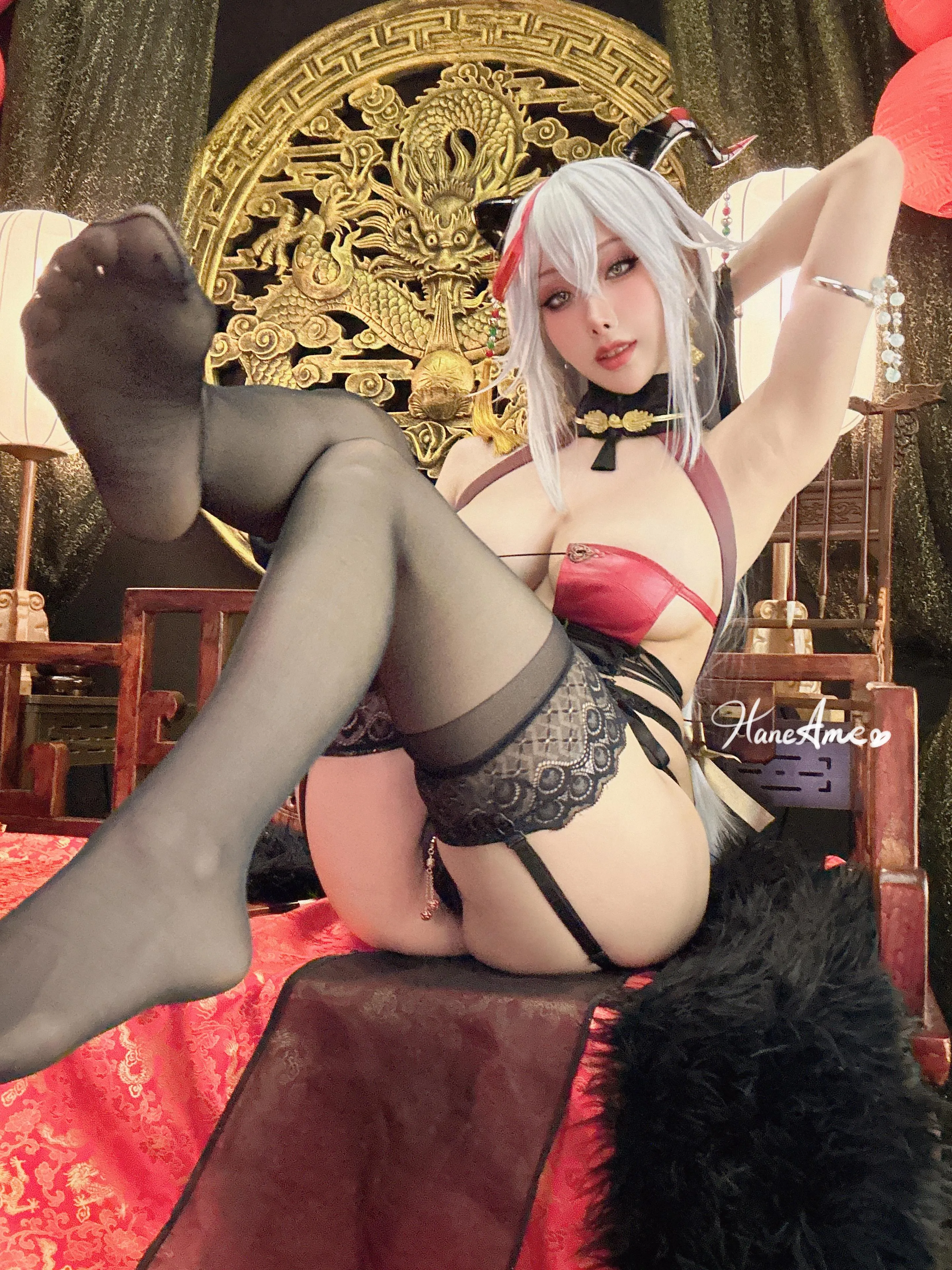 雨波_HaneAme 碧蓝航线 – 埃吉尔旗袍 [44P]插图5