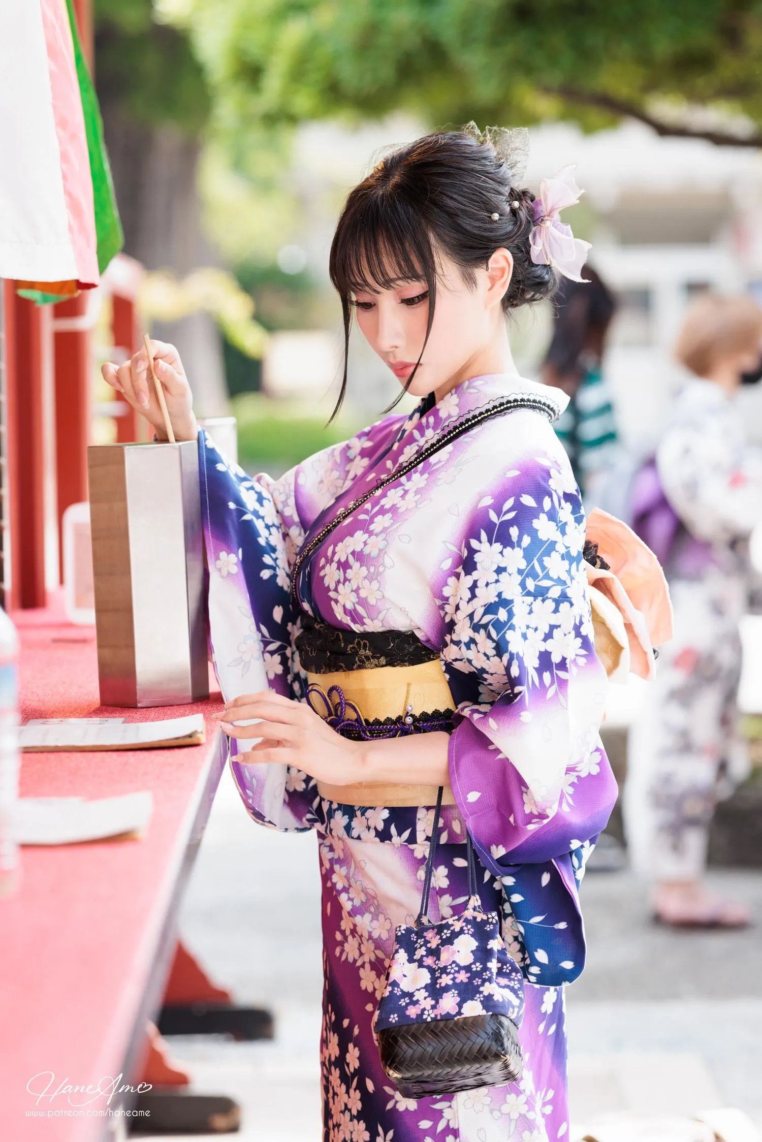 雨波_HaneAme 紫罗兰 – 夏日浴衣 [110P]插图1