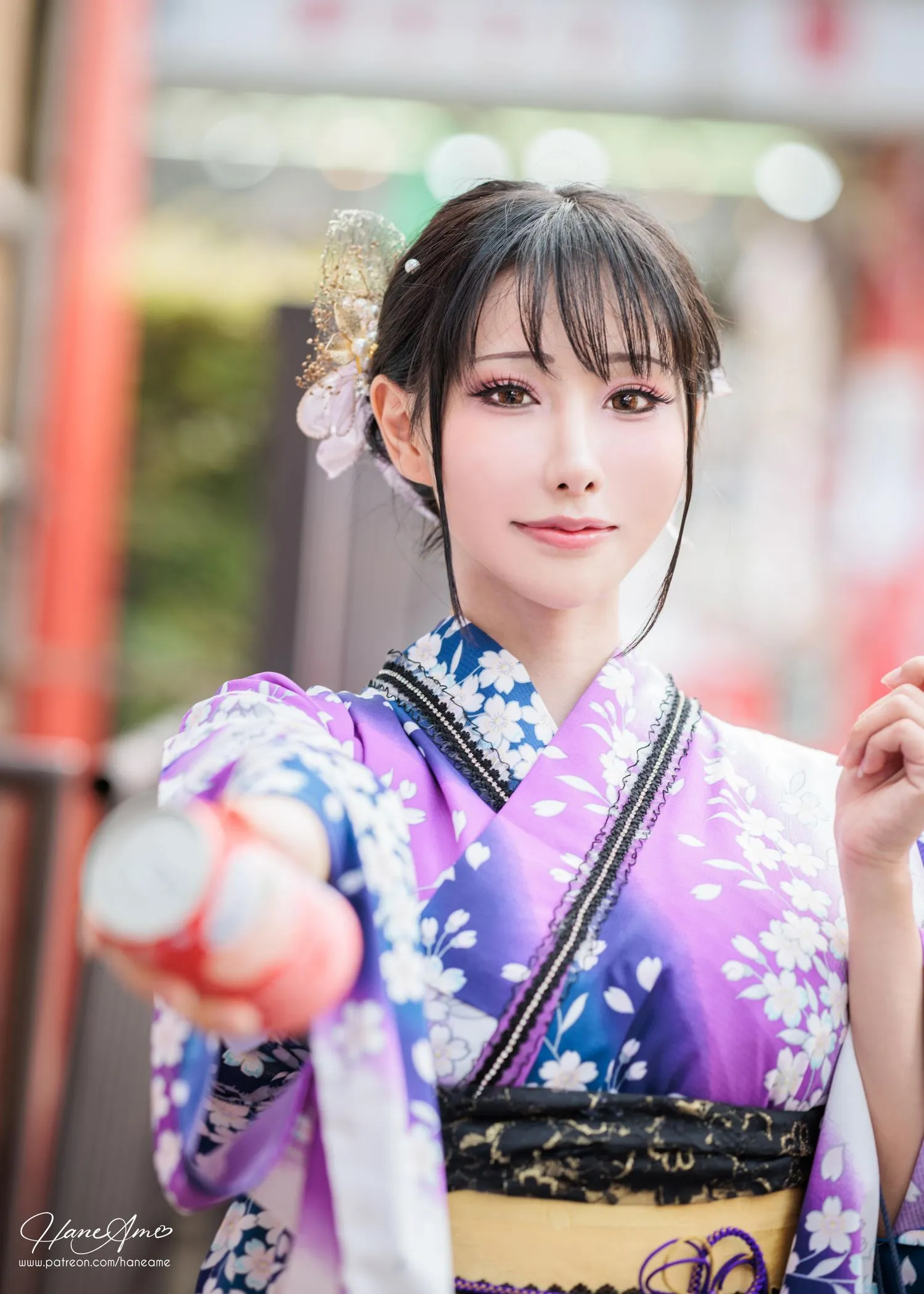 雨波_HaneAme 紫罗兰 – 夏日浴衣 [110P]插图2