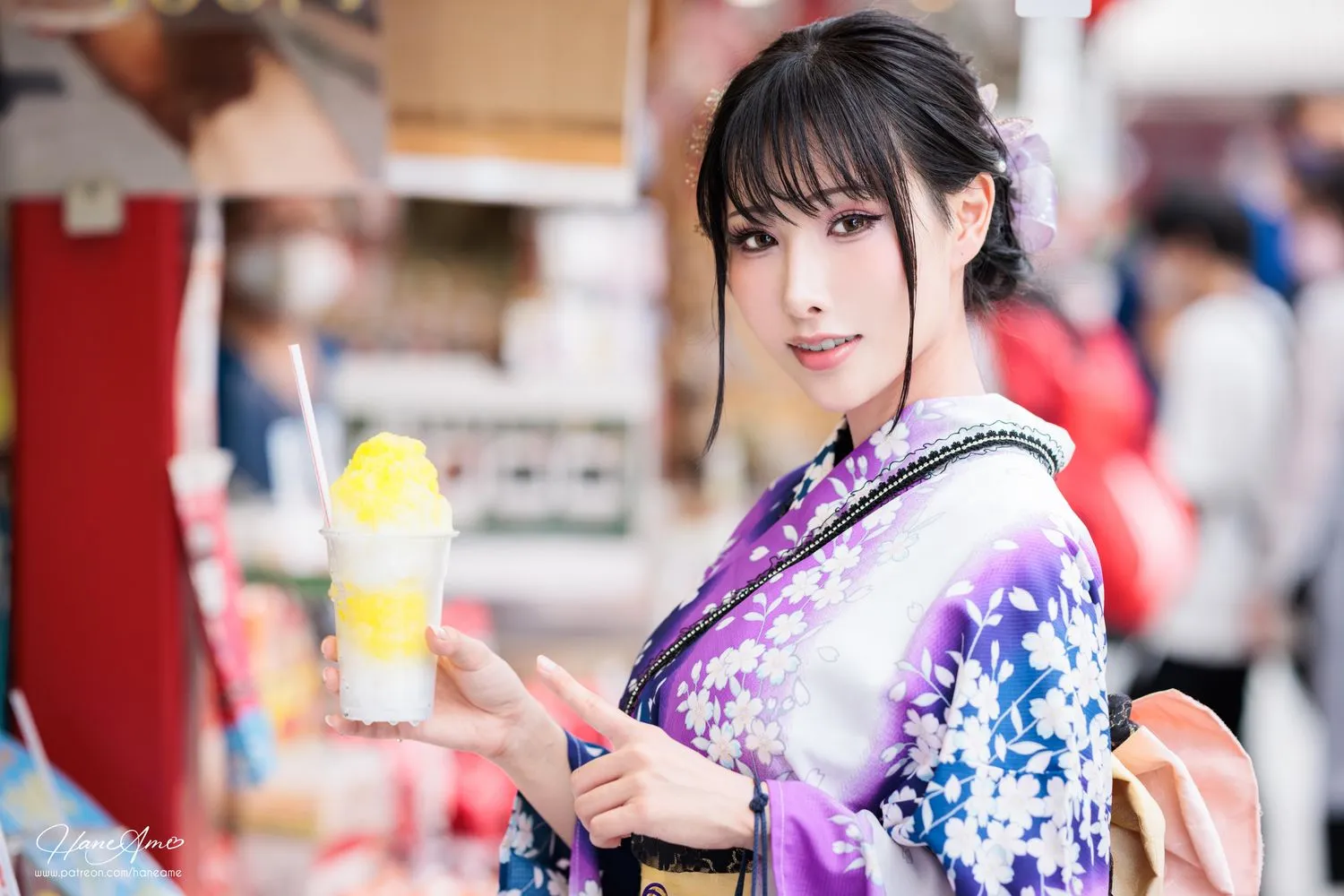 雨波_HaneAme 紫罗兰 – 夏日浴衣 [110P]插图