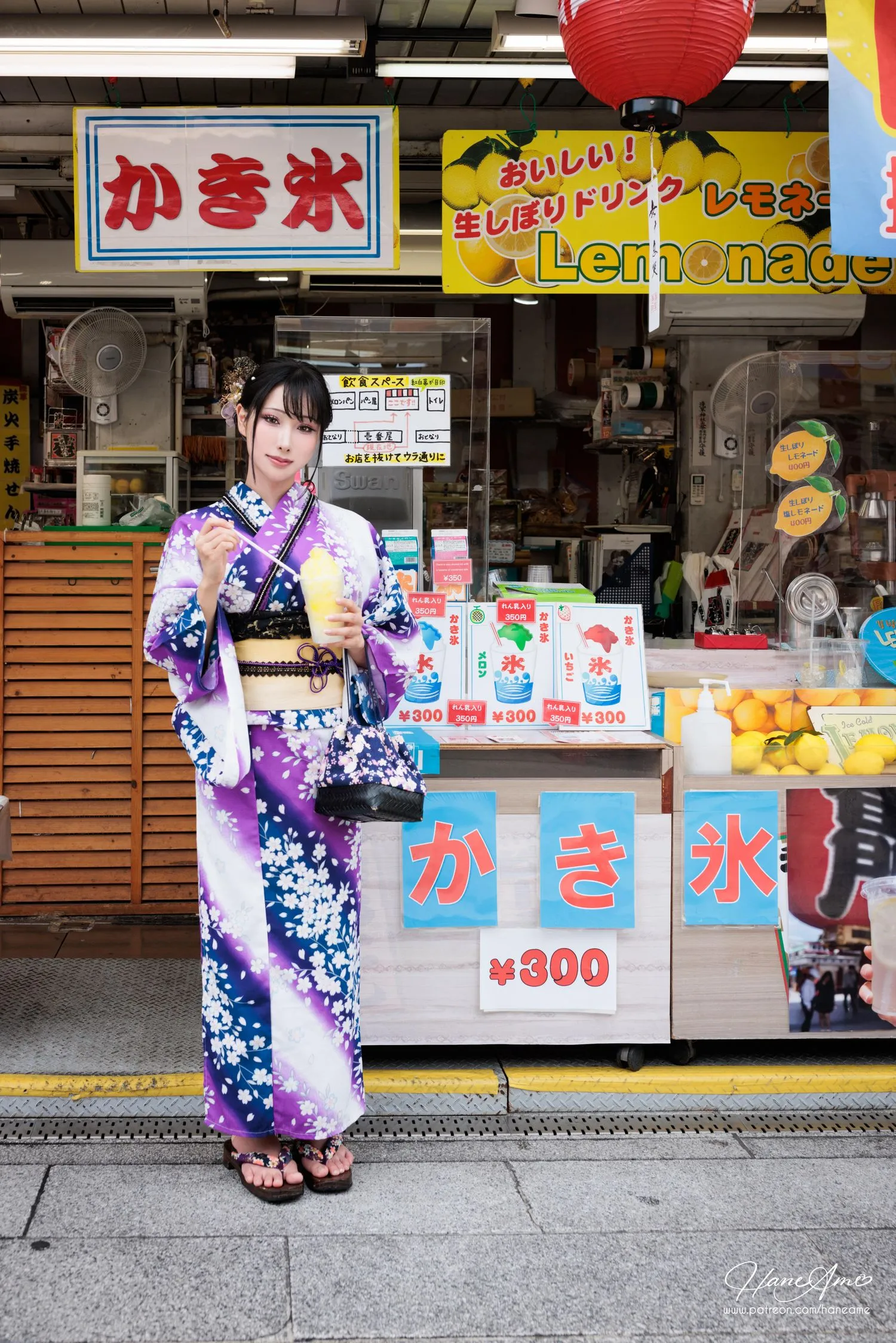 雨波_HaneAme 紫罗兰 – 夏日浴衣 [110P]插图2