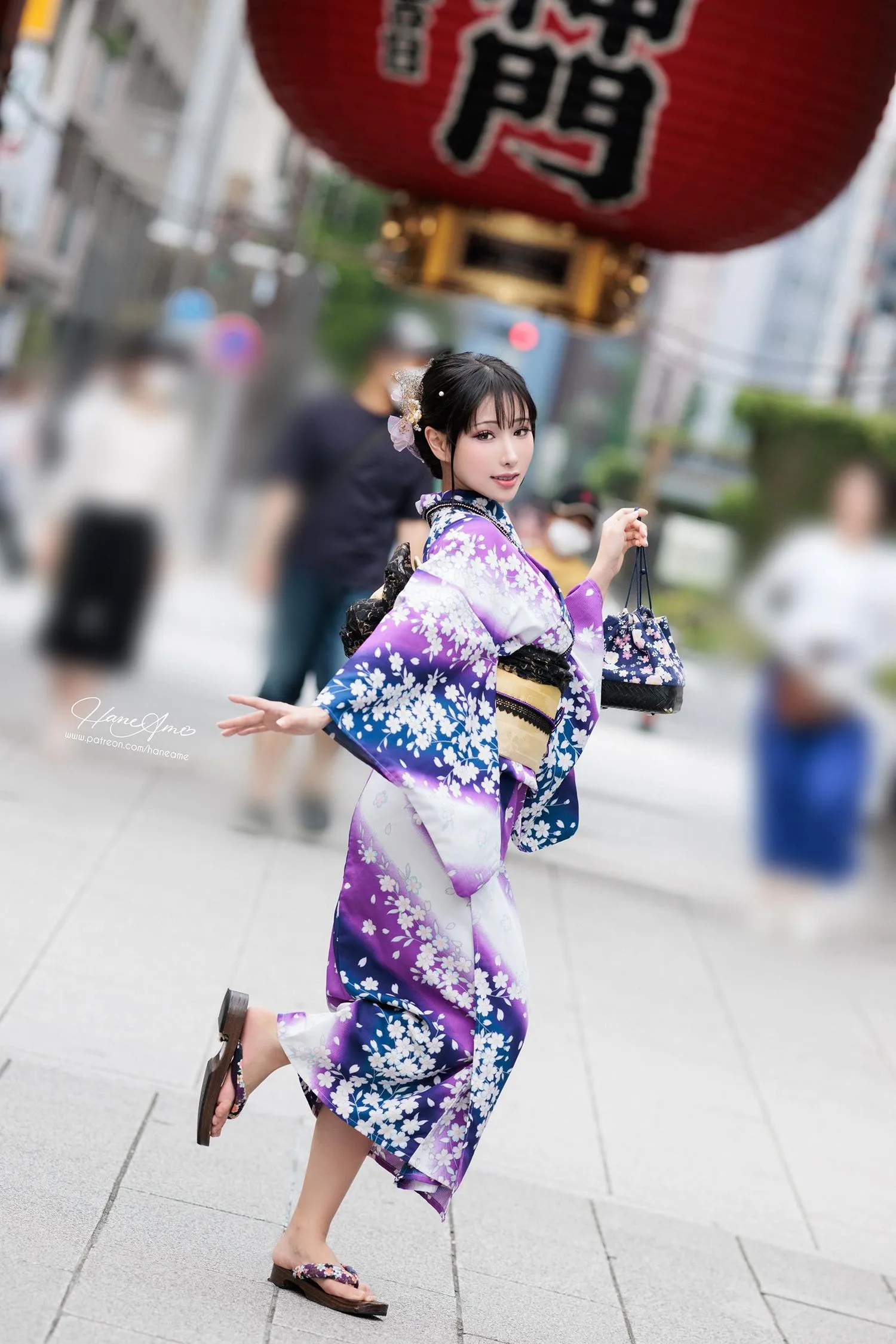 雨波_HaneAme 紫罗兰 – 夏日浴衣 [110P]插图5