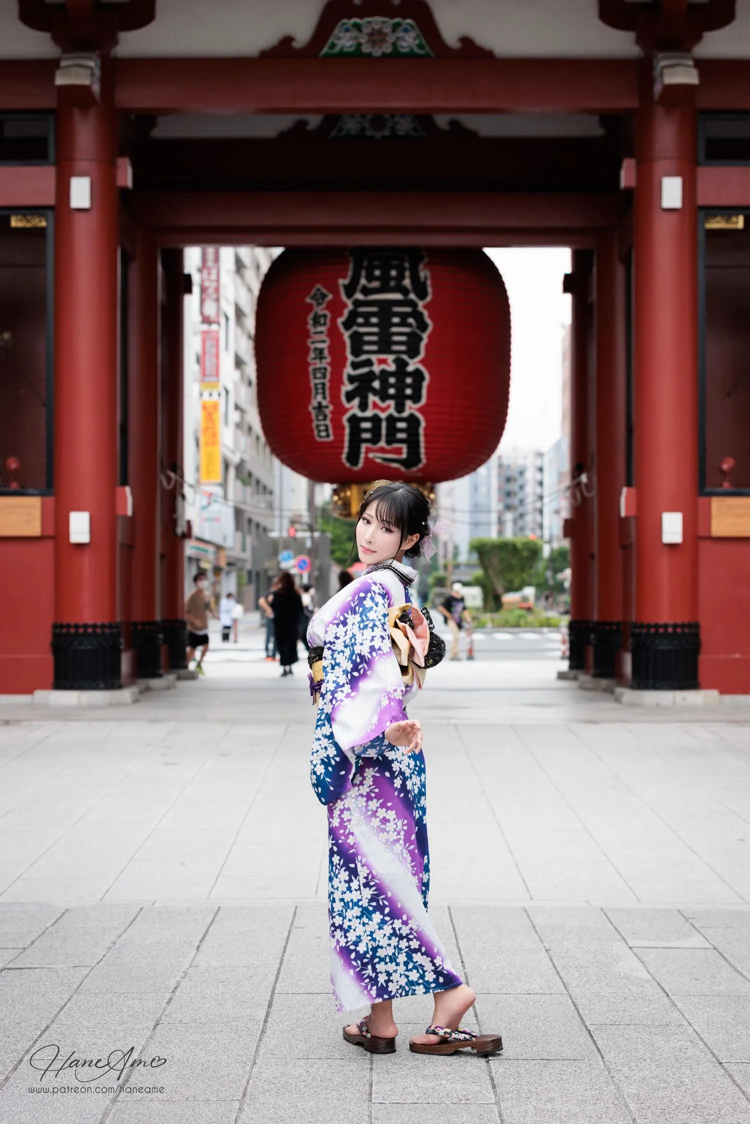 雨波_HaneAme 紫罗兰 – 夏日浴衣 [110P]插图8
