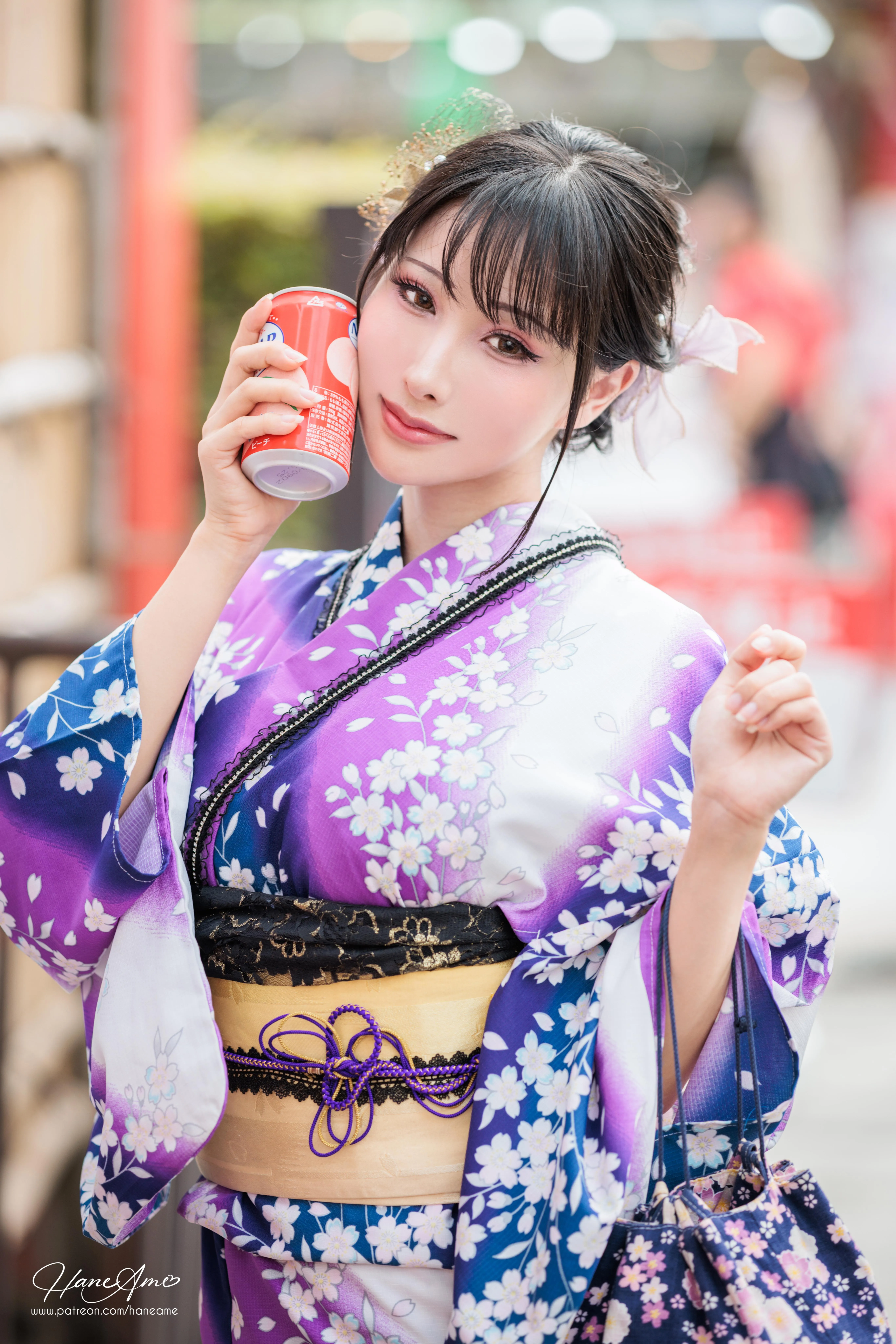 雨波_HaneAme 紫罗兰 – 夏日浴衣 [110P]插图3