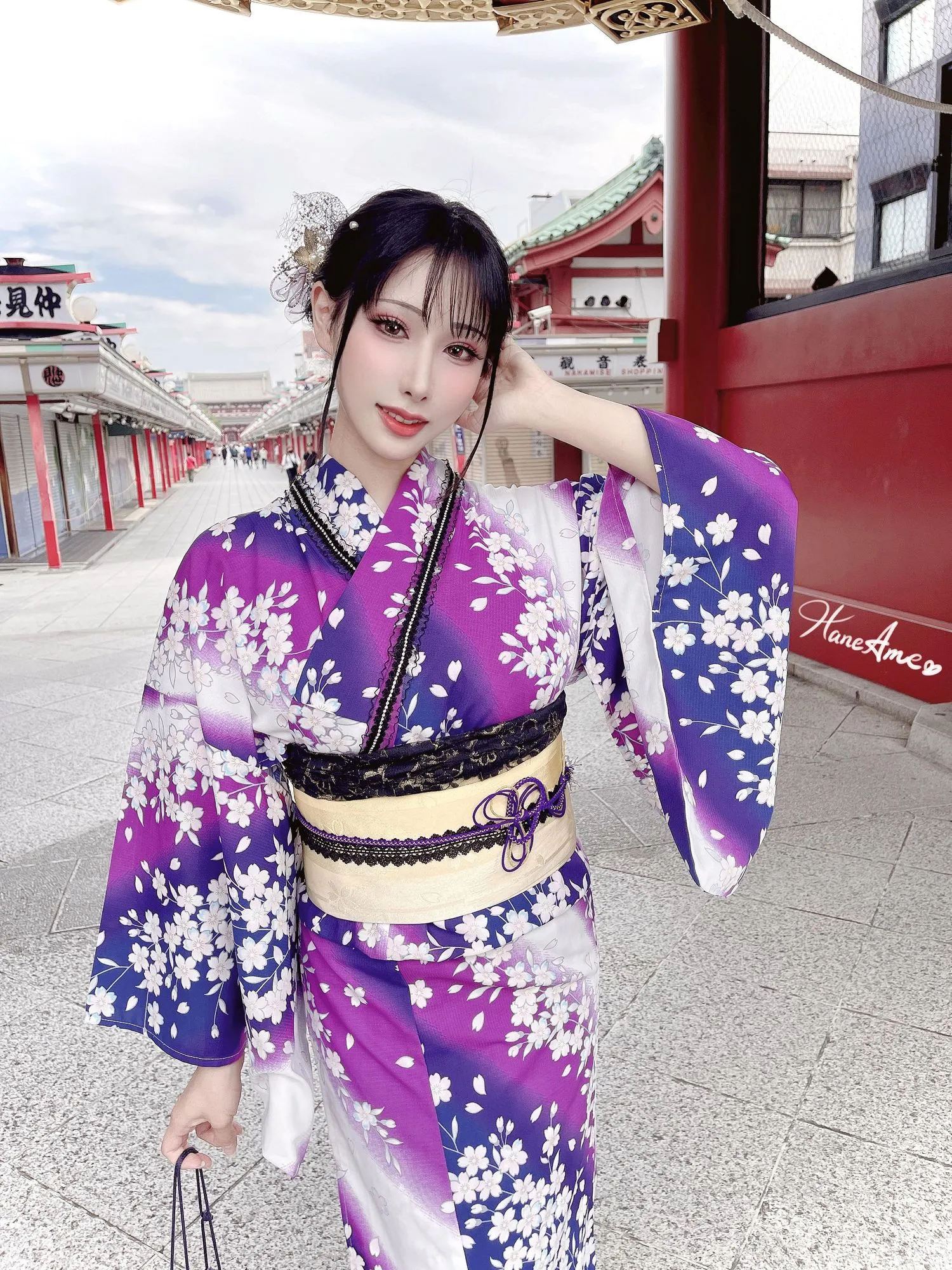 雨波_HaneAme 紫罗兰 – 夏日浴衣 [110P]插图