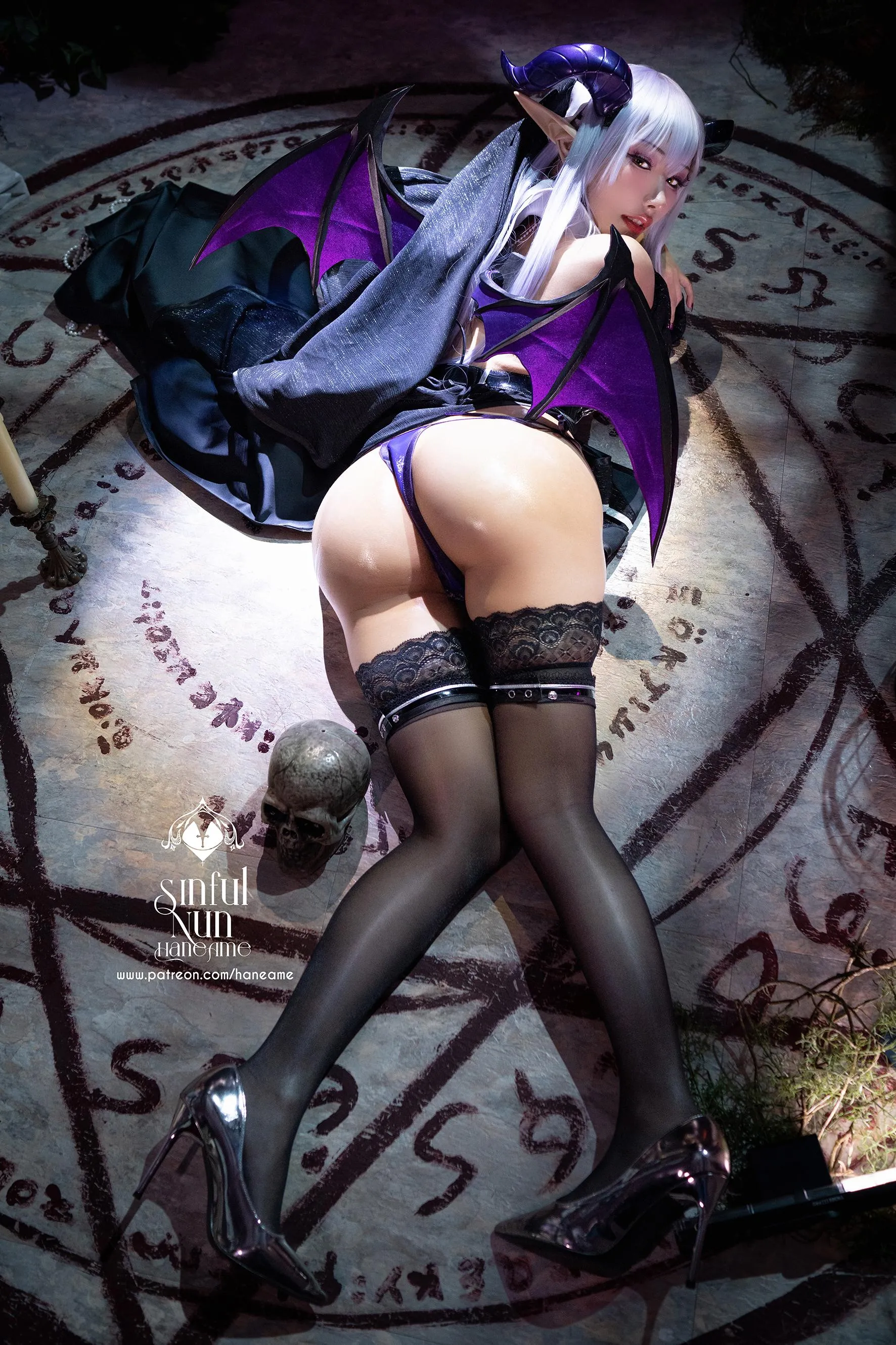 雨波_HaneAme 罪恶修女 – 写真本-2.Devil [32P]插图9