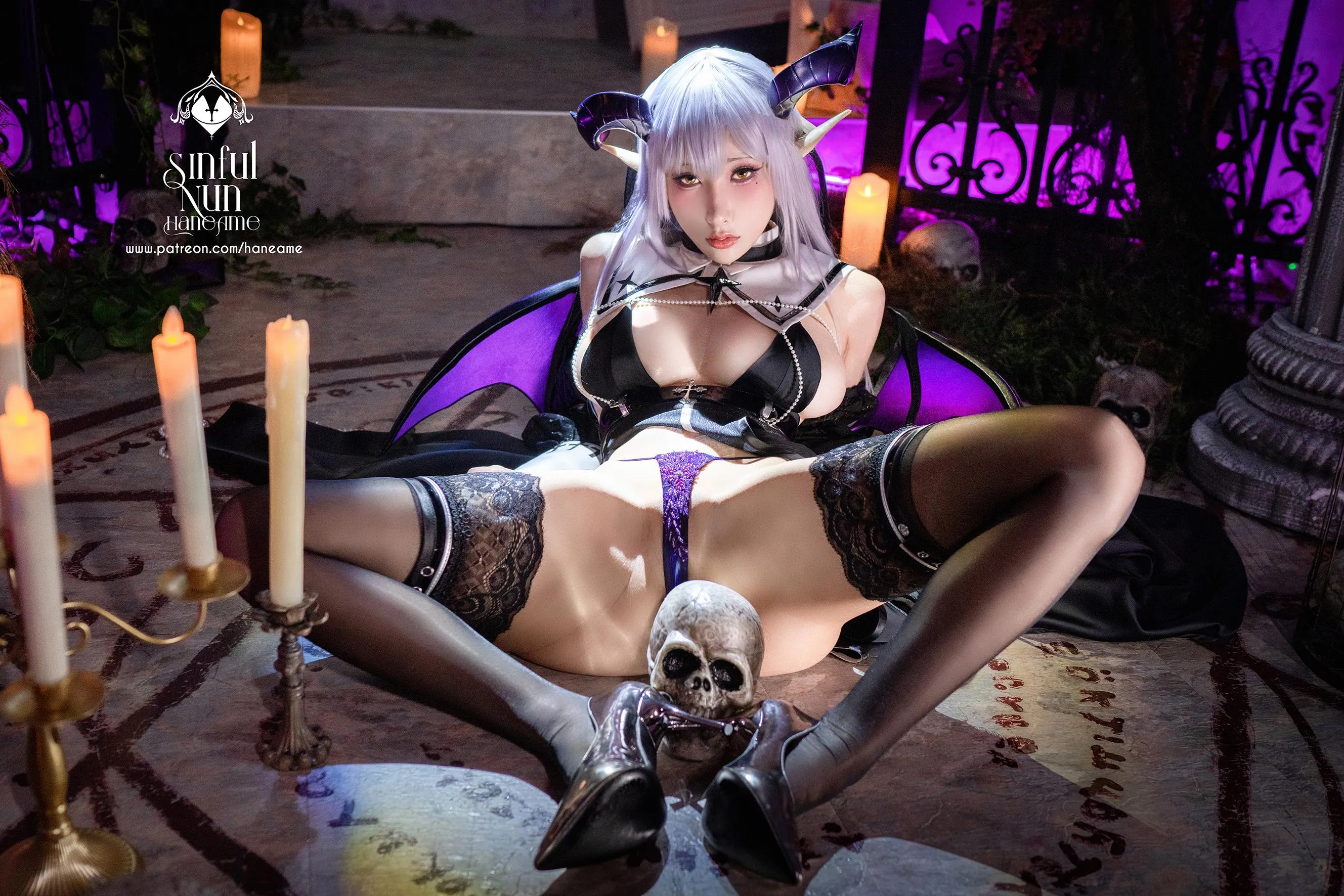 雨波_HaneAme 罪恶修女 – 写真本-2.Devil [32P]插图4