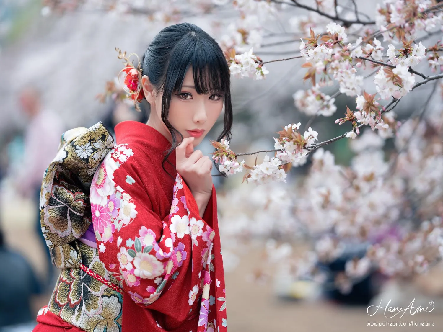 雨波_HaneAme 赤紅和服2 [38P]插图4