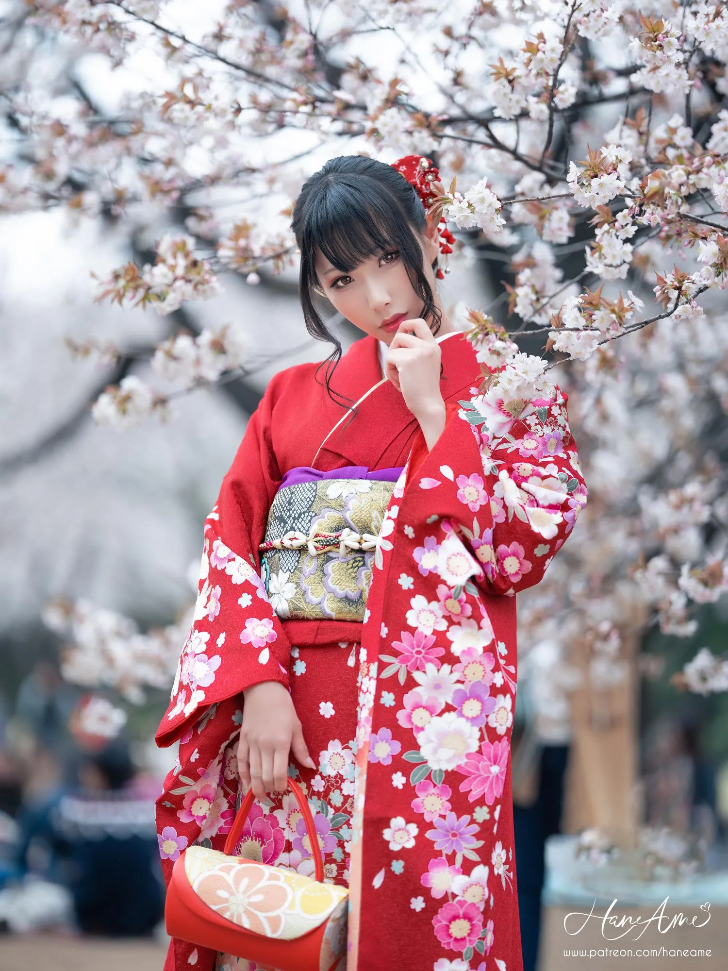 雨波_HaneAme 赤紅和服2 [38P]插图5