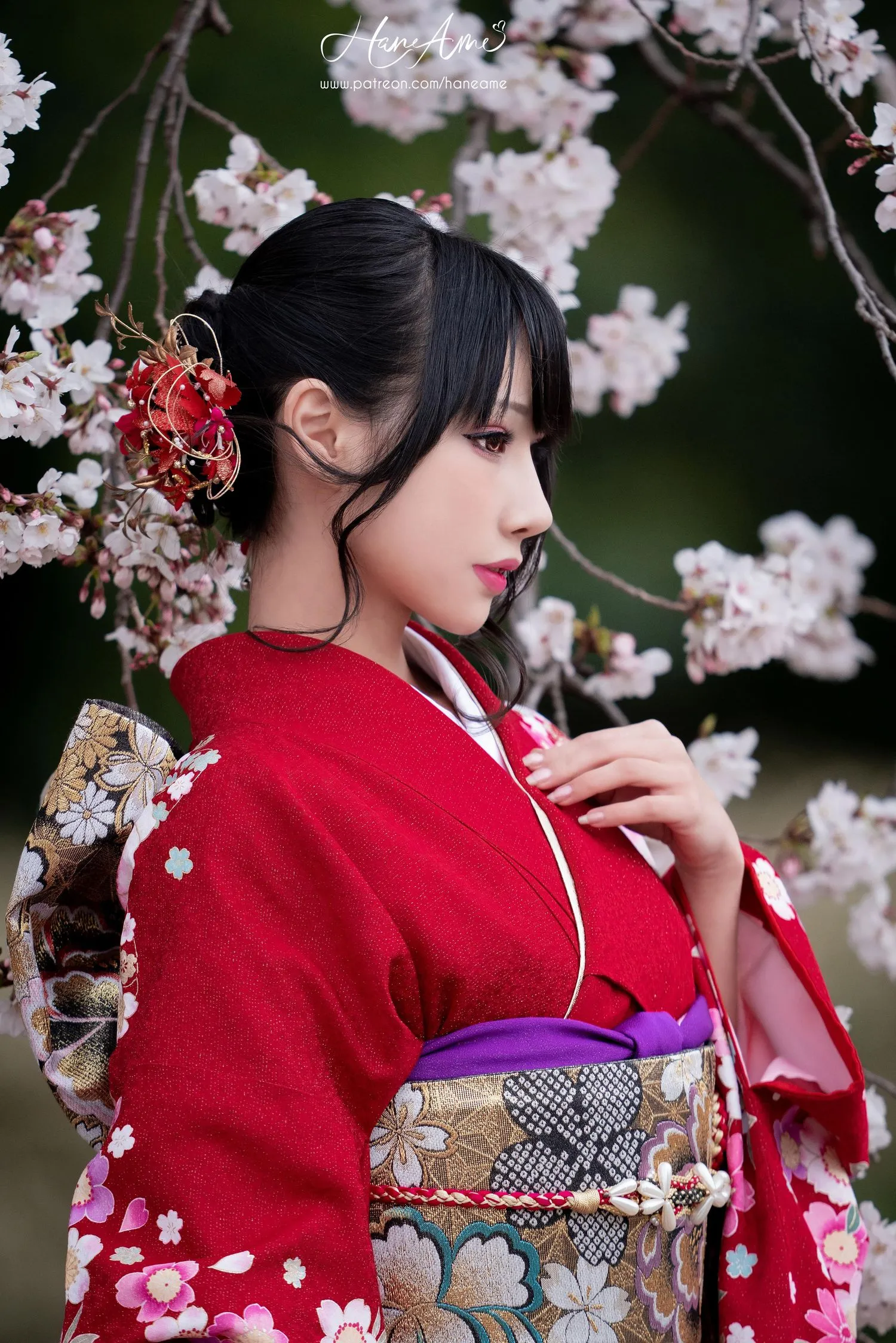 雨波_HaneAme 赤紅和服2 [38P]插图3