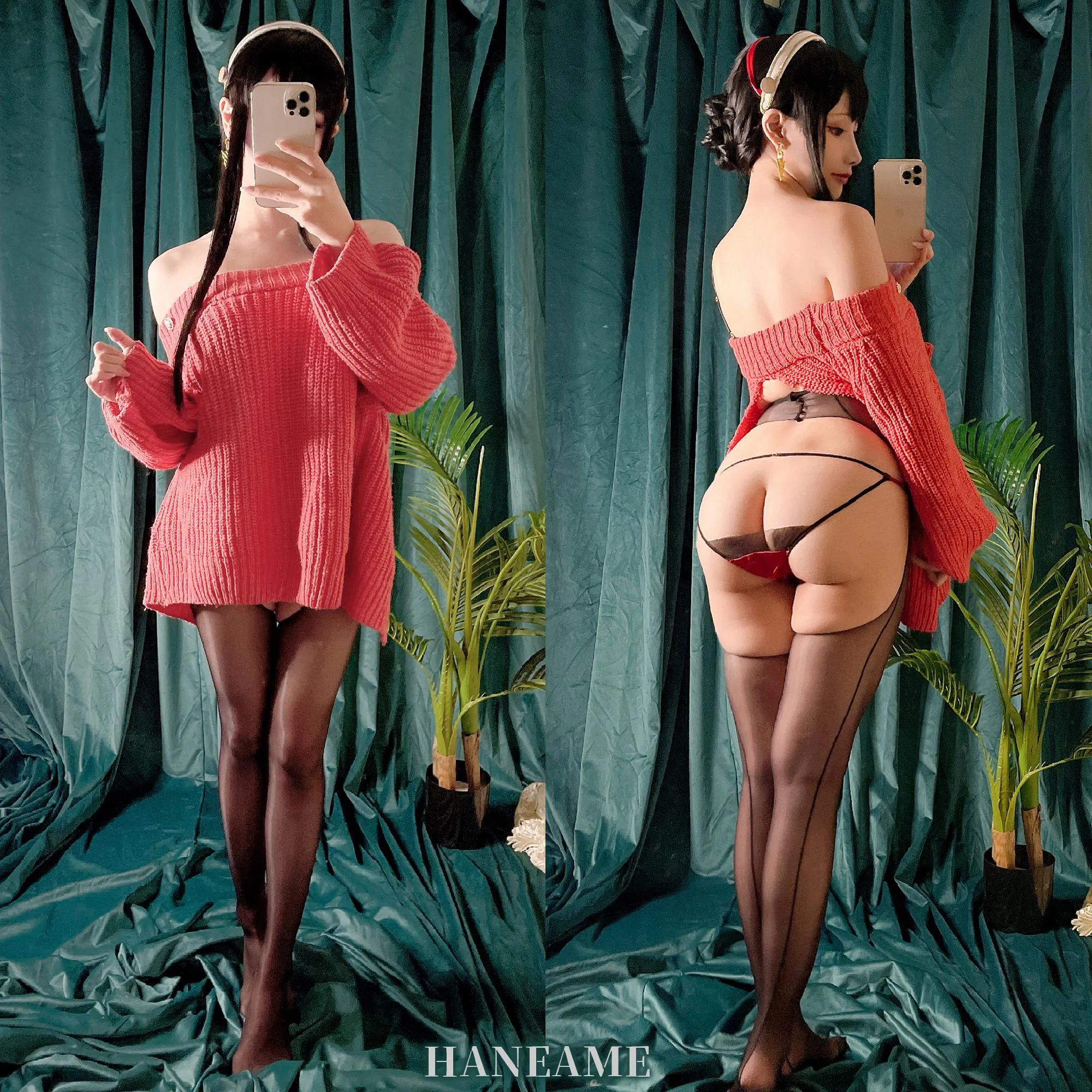 雨波_HaneAme 间谍过家家Yor Forger sweater1 [45P]插图9