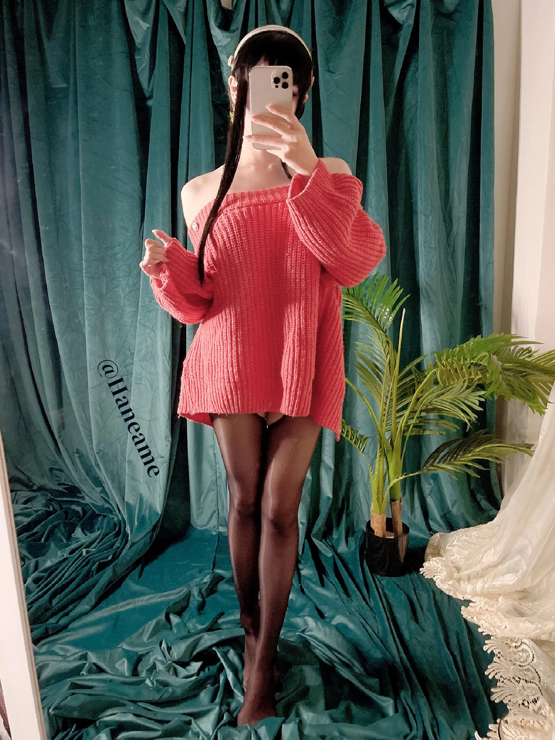 雨波_HaneAme 间谍过家家Yor Forger sweater1 [45P]插图1