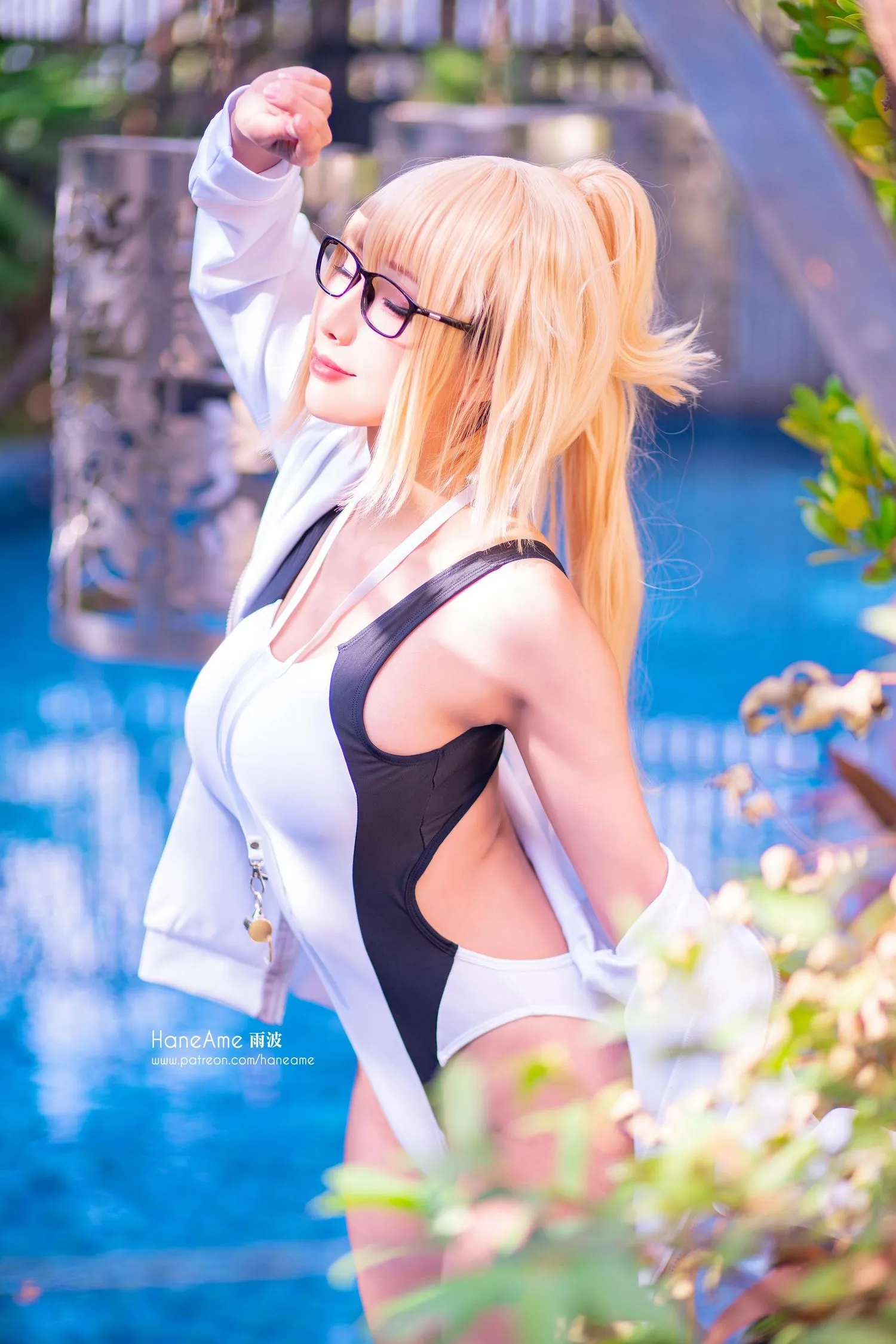 雨波_HaneAme 雨波2020年01月-FGO_Jeanne swimsuit_白貞泳裝 [9P]插图5