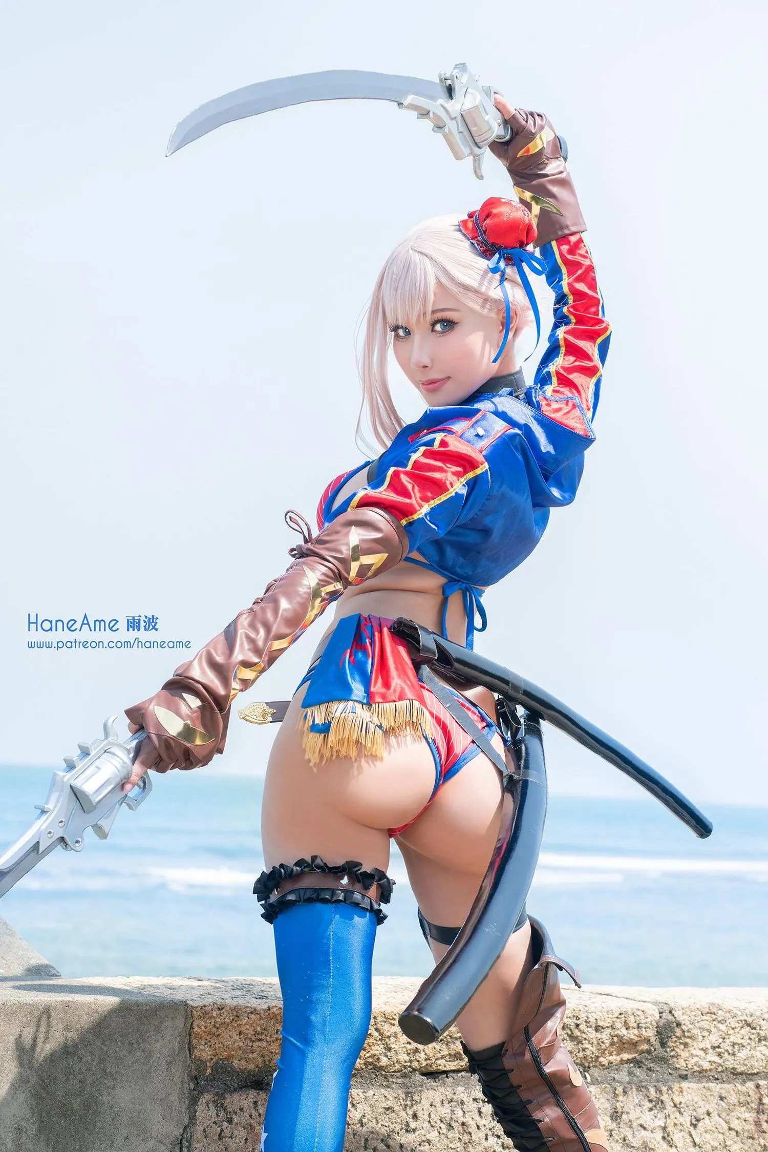雨波_HaneAme 雨波2020年06月-FGO_musashi_swimsuit_武藏泳裝 [13P]插图