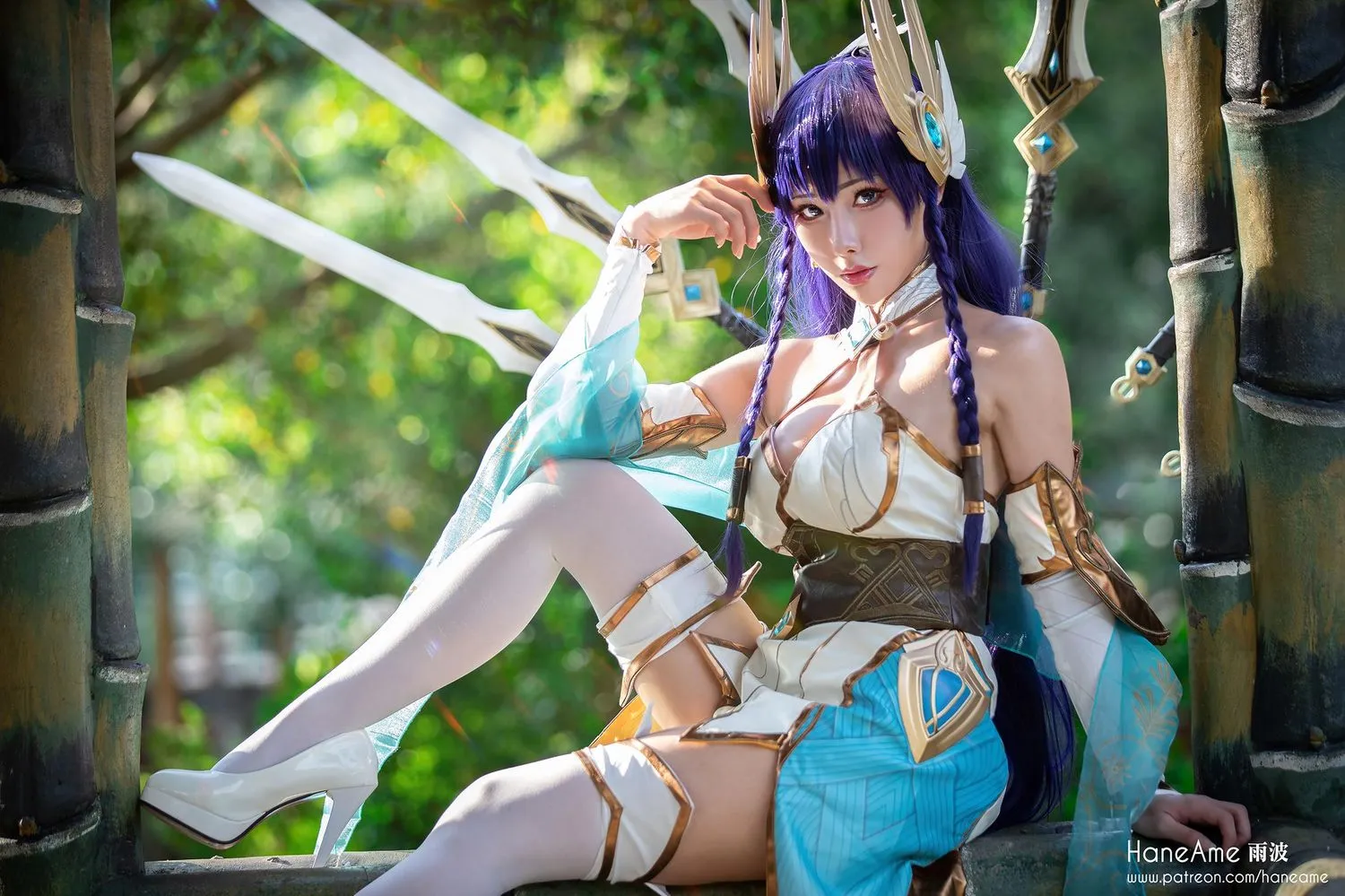 雨波_HaneAme 雨波2020年08月-LOL_Divine Sword Irelia_伊瑞莉亞劍仙 [12P]插图1