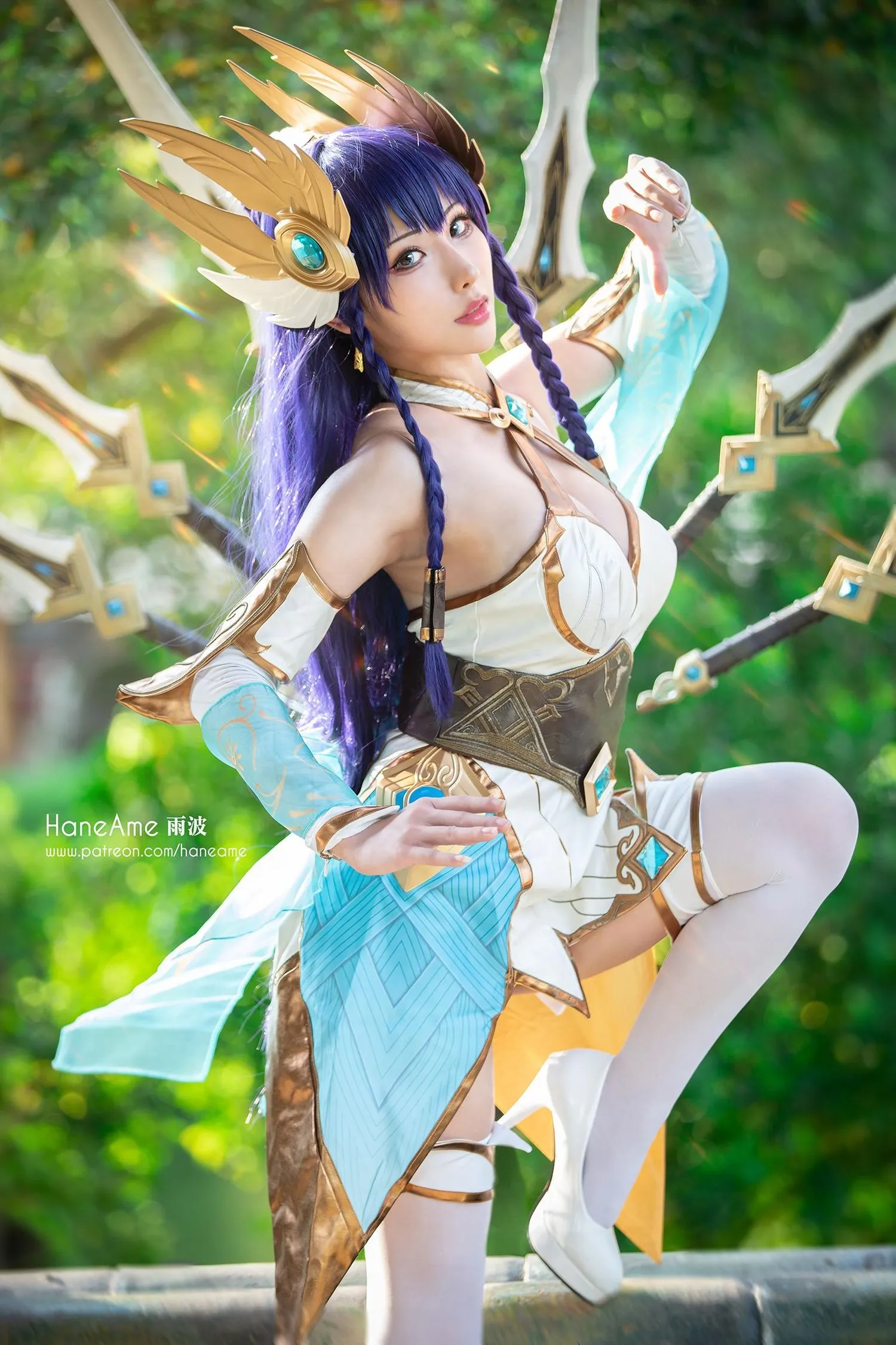 雨波_HaneAme 雨波2020年08月-LOL_Divine Sword Irelia_伊瑞莉亞劍仙 [12P]插图1