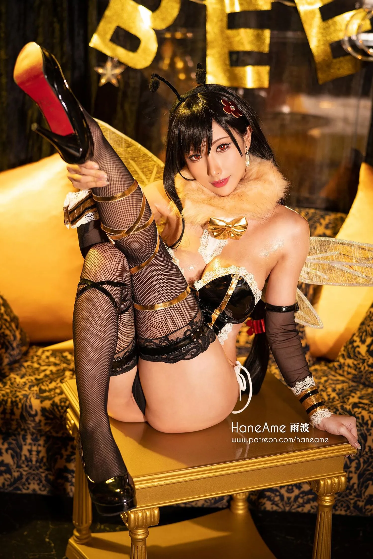 雨波_HaneAme 雨波2020年09月-Final Fantasy_Tifa_honey bee_蜜蜂 [30P]插图5